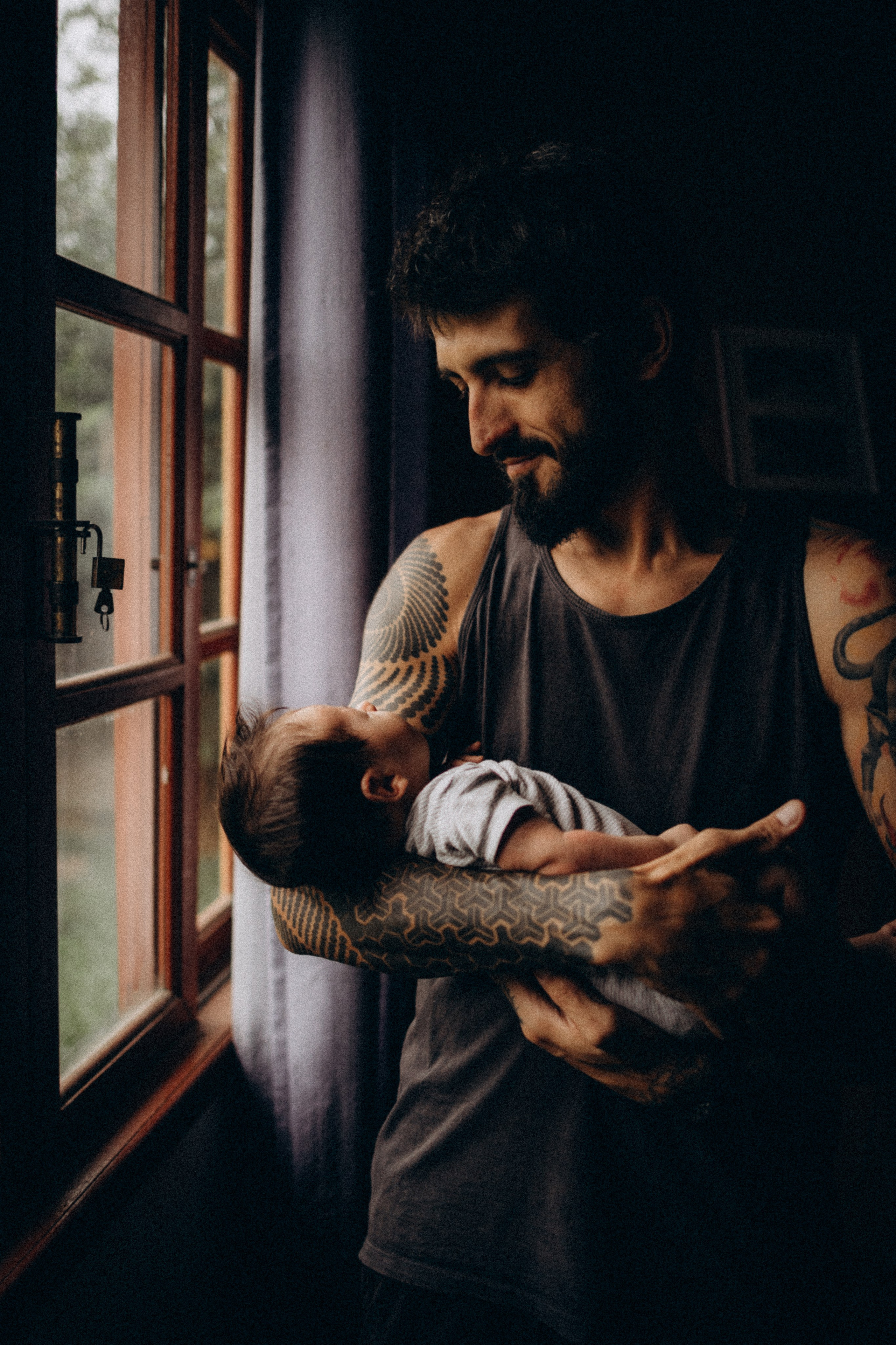 Luca’s 1 month. Fotografa documental de familia e nascimento em Florianópolis SC Daria Ermolaev