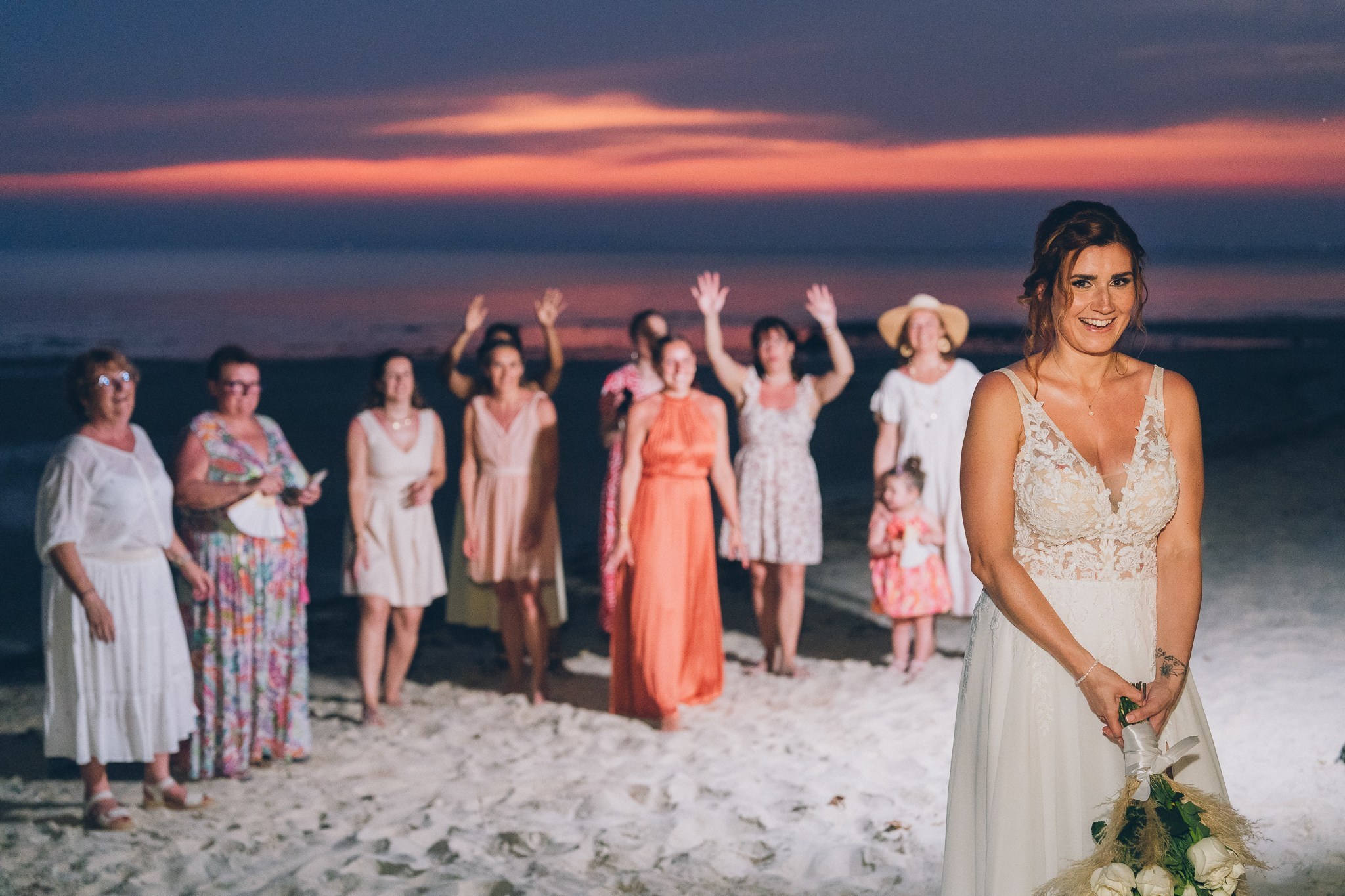 Luxury Beach Wedding Reception