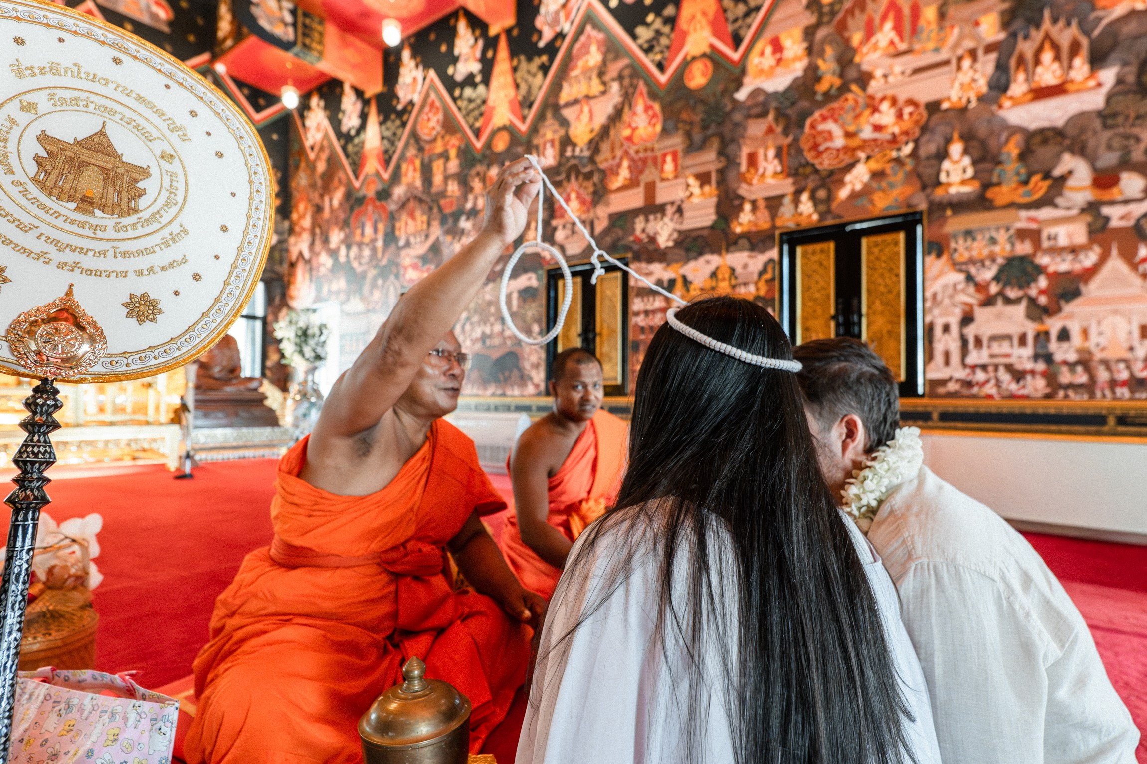 Sacred Buddhist Wedding Ceremony on Koh Samui, Thailand