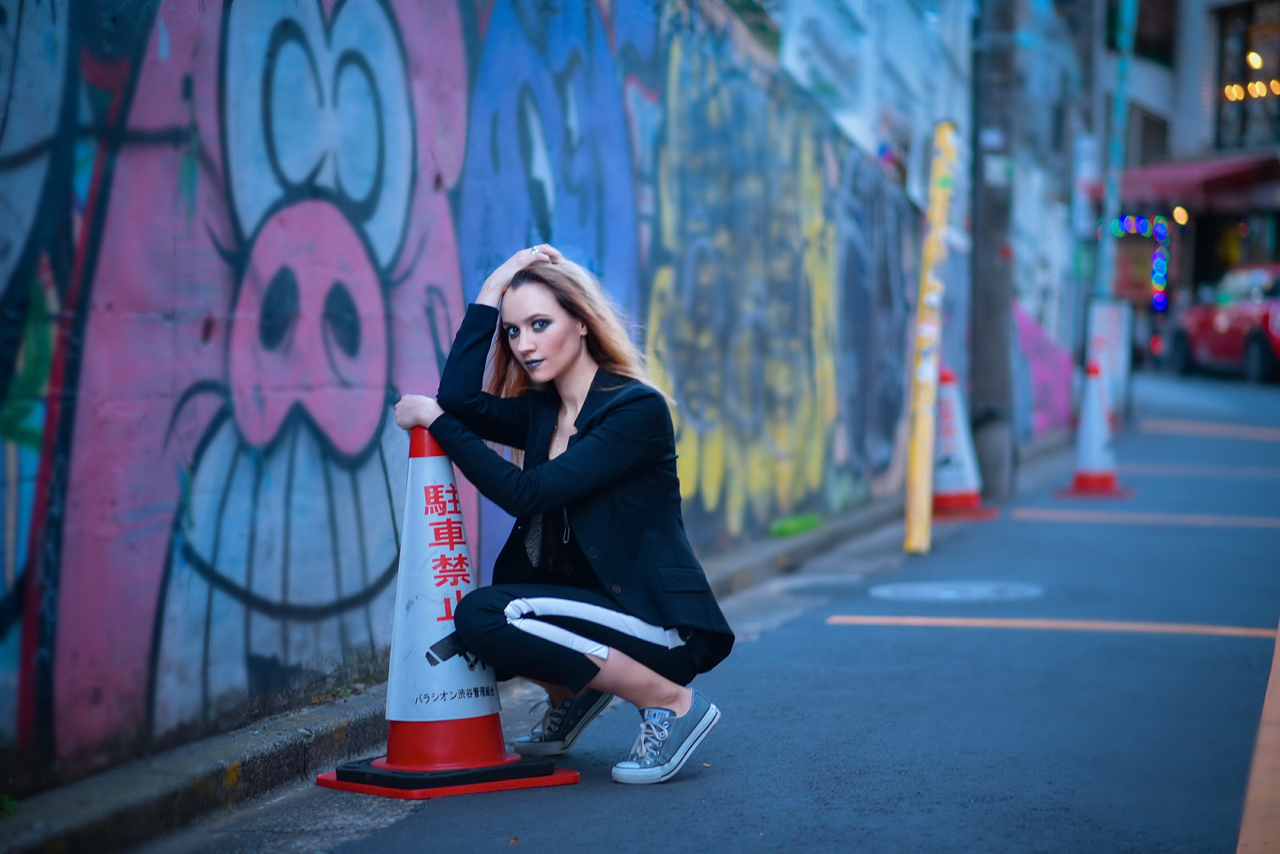 Street Portrait. Photographer in Tokyo, Japan