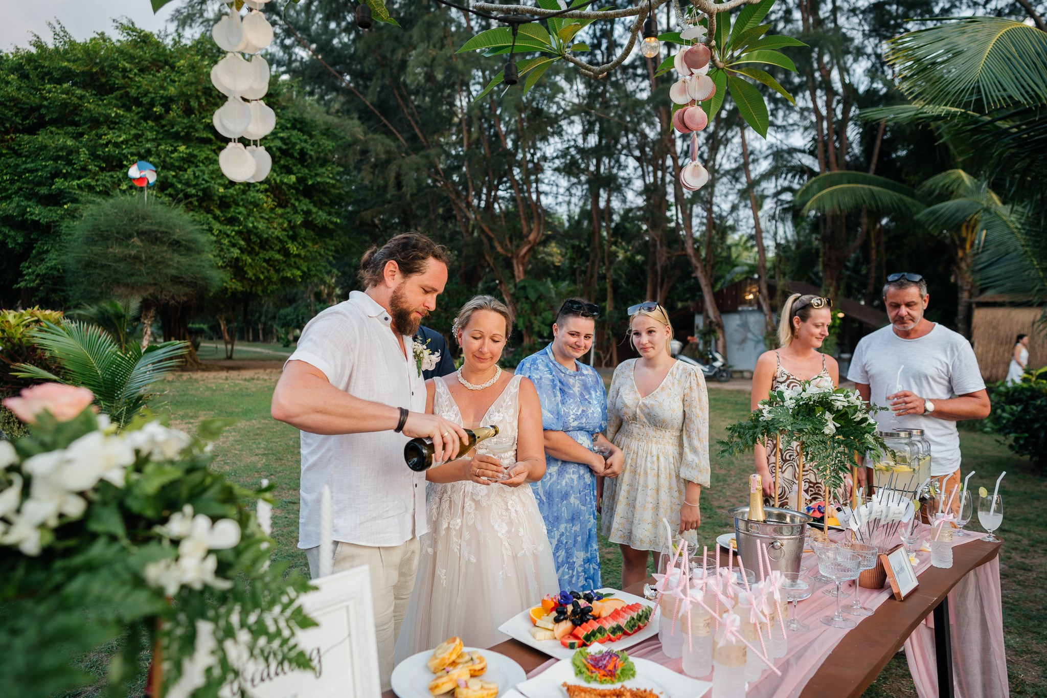 Wedding on the Beach in Koh Samui, Thailand with Friends and Family