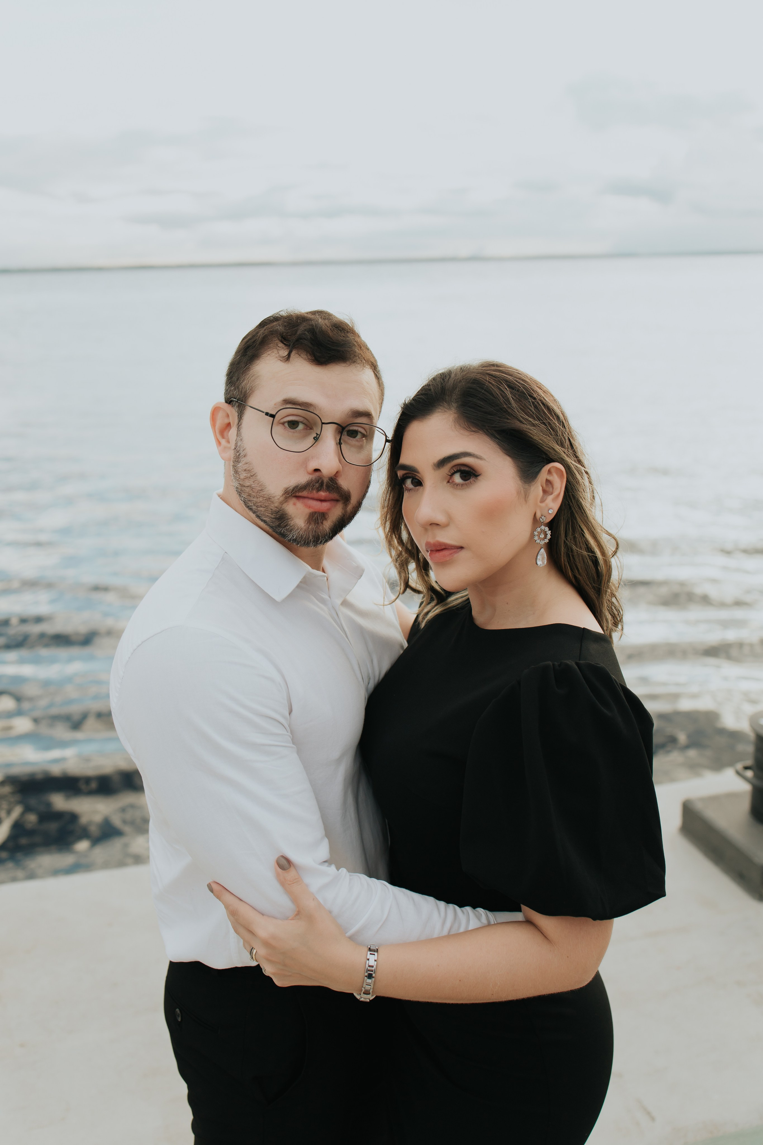 Karol e Rapha — Mirante Lúcia Almeida, Praça Jefferson Péres. Fotógrafo de Casamentos em Manaus — Leandro Santos