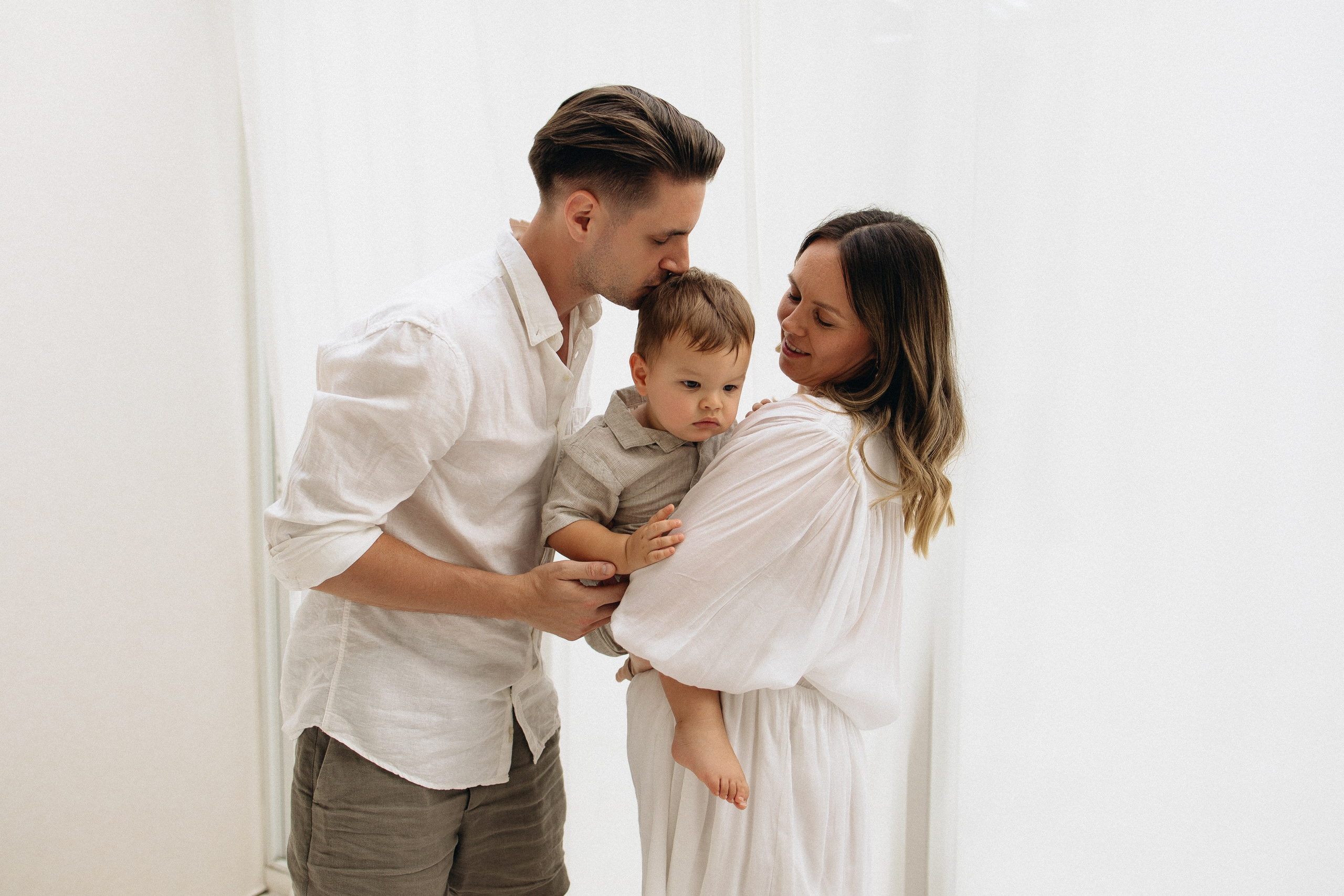At the studio. Family and wedding photographer in Bangkok, Thailand