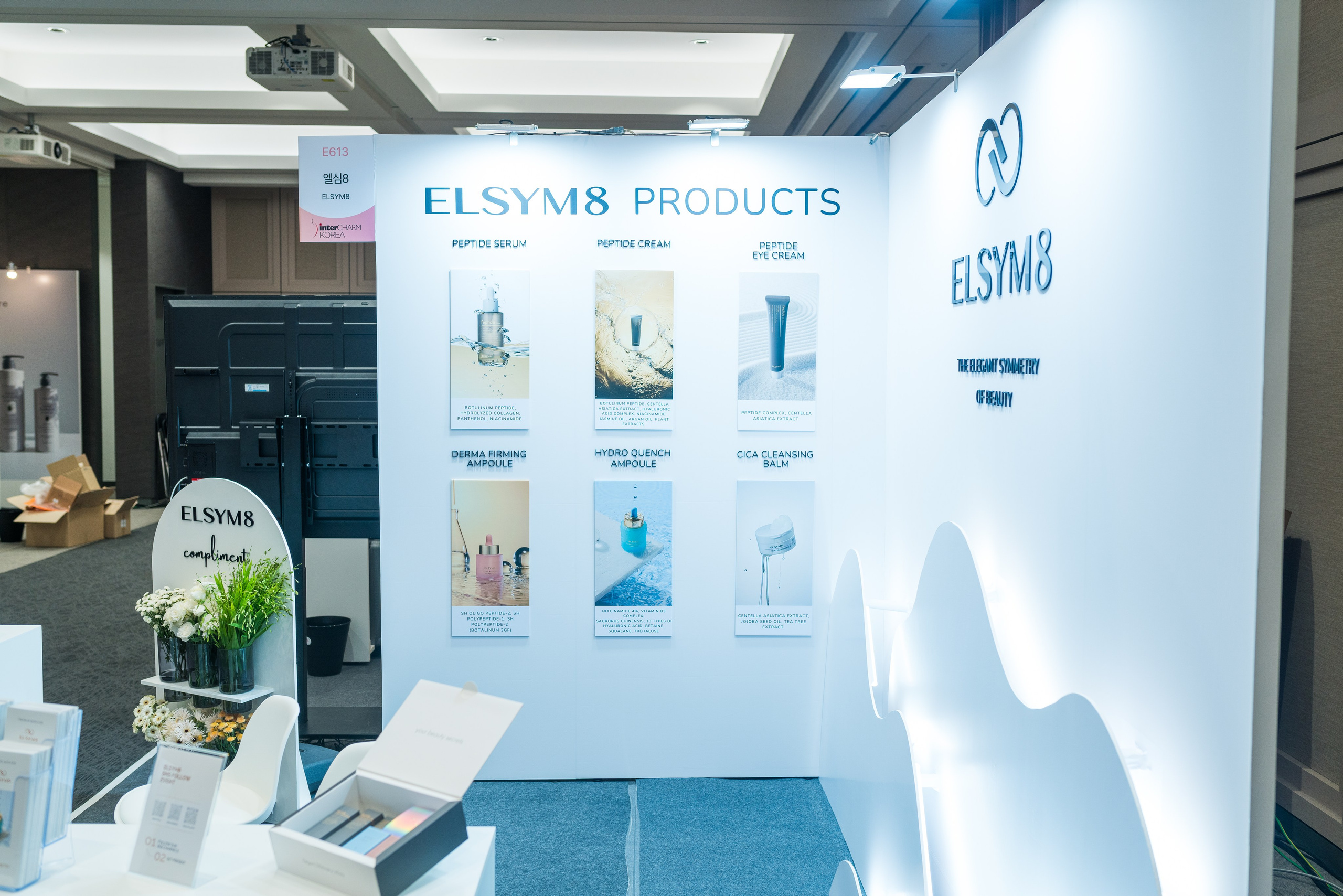 Выставочный стенд для ELSYM8/ InterCharm 2024/ COEX. Студия декора «Нарния»