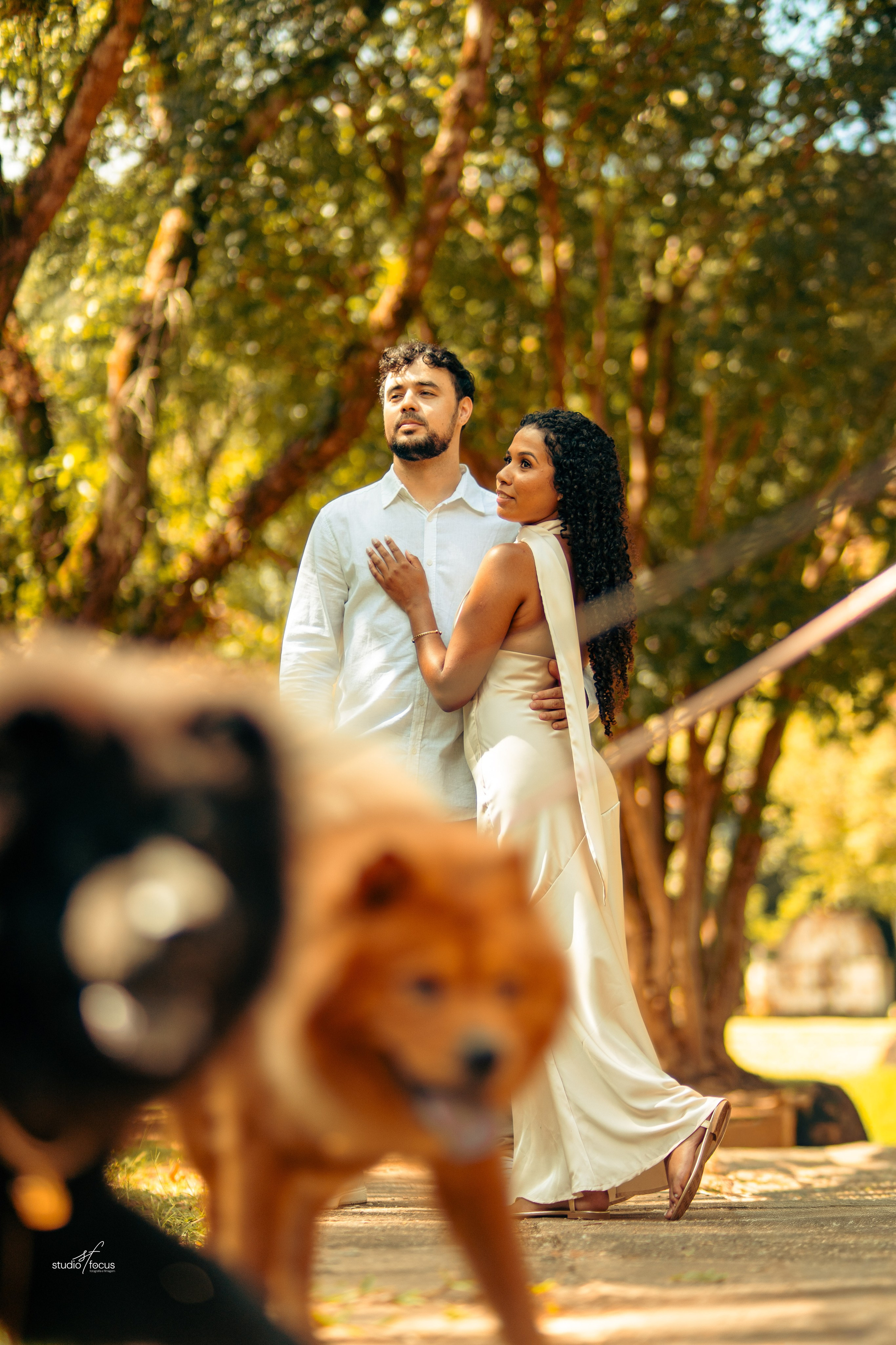 Pré-Wedding com pets. Studio Focus