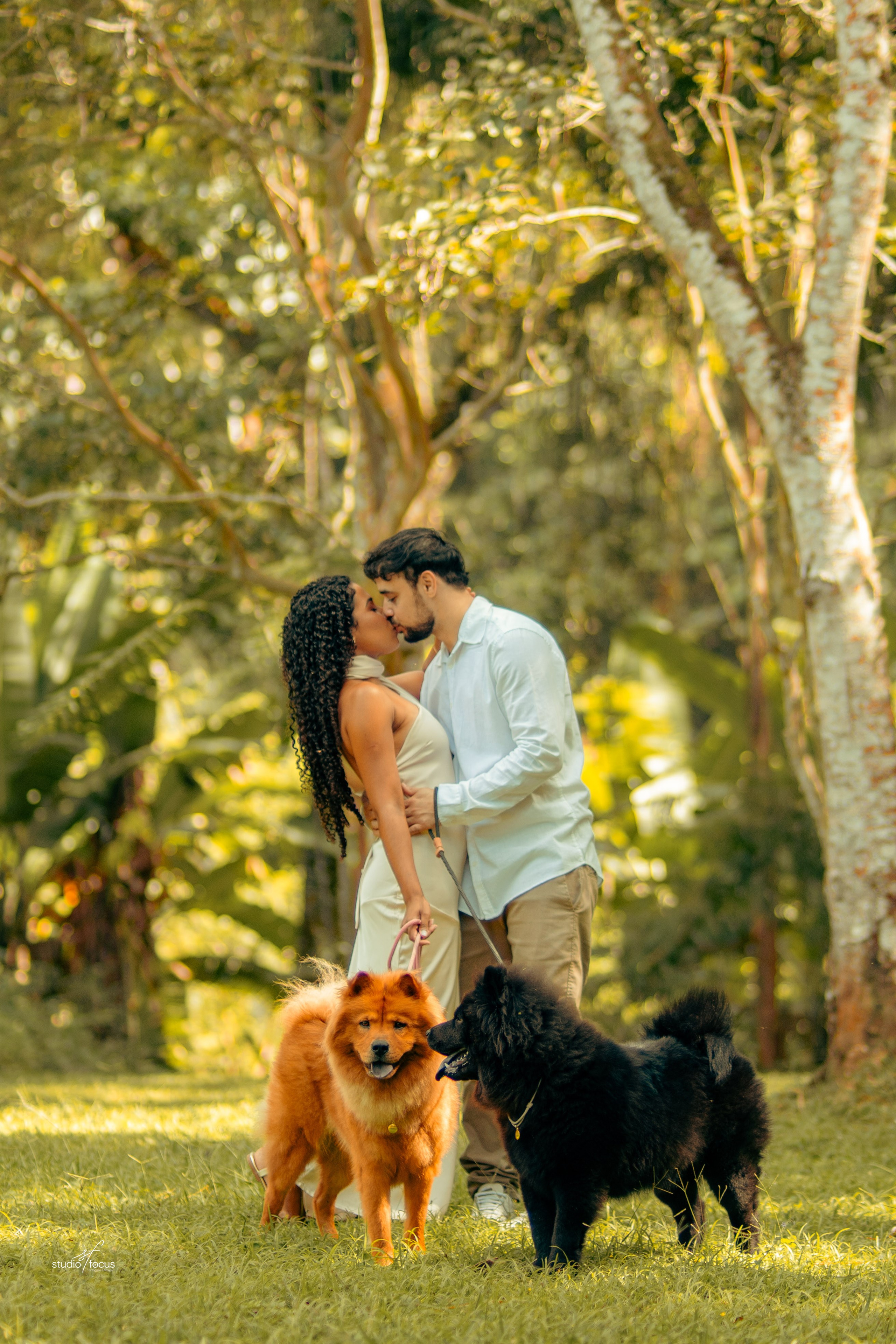 Pré-Wedding com pets. Studio Focus