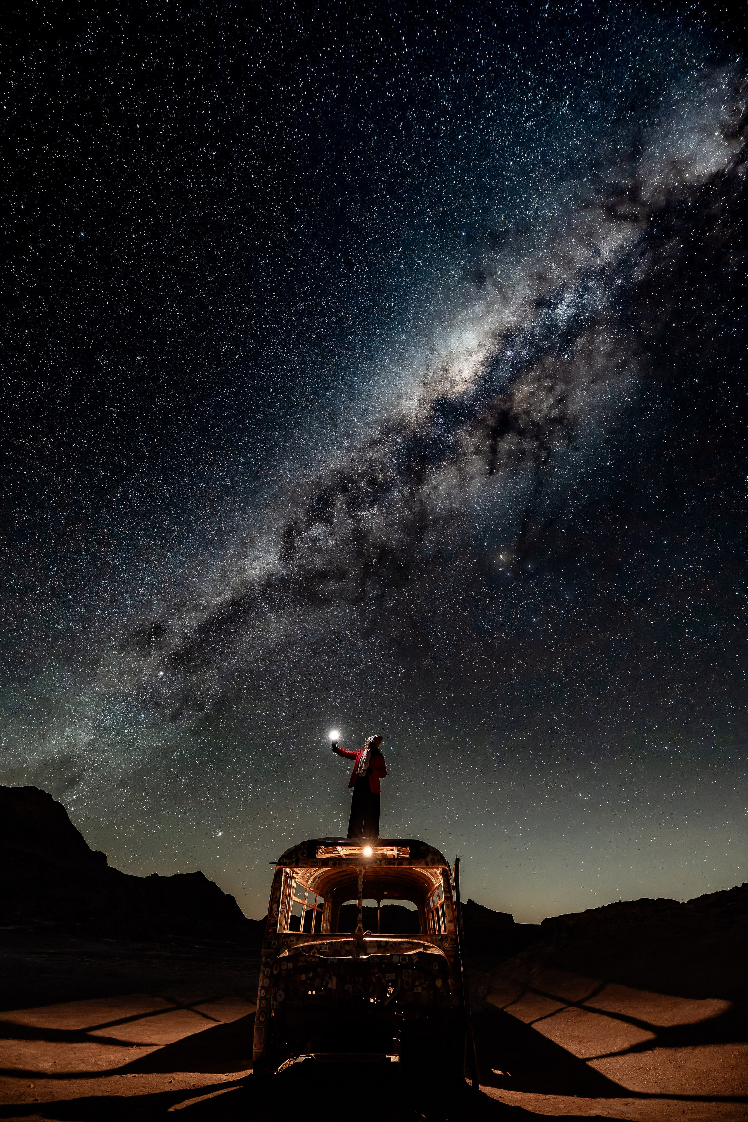 Vallecito Noturno — Experiência Astrofotográfica. Fotógrafo em San Pedro de Atacama