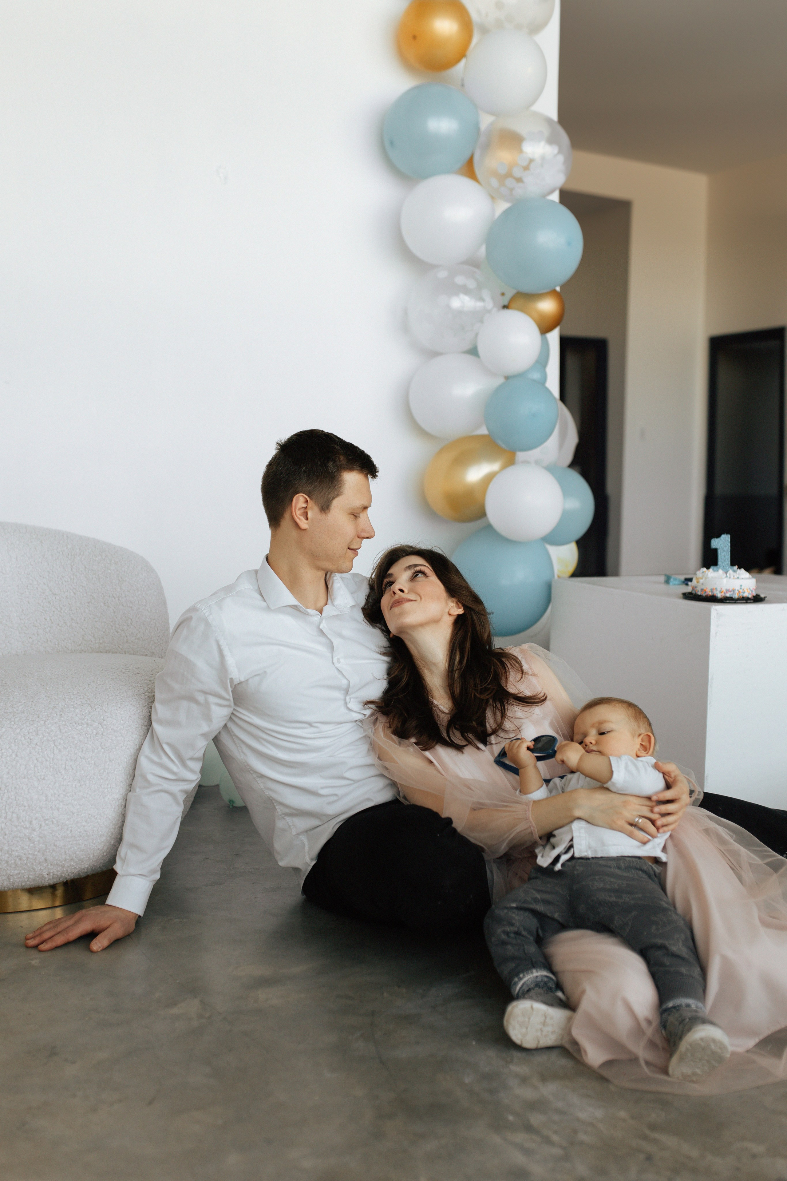 Aleksandr’s first birthday. Photographer Elvira Hryshchenko