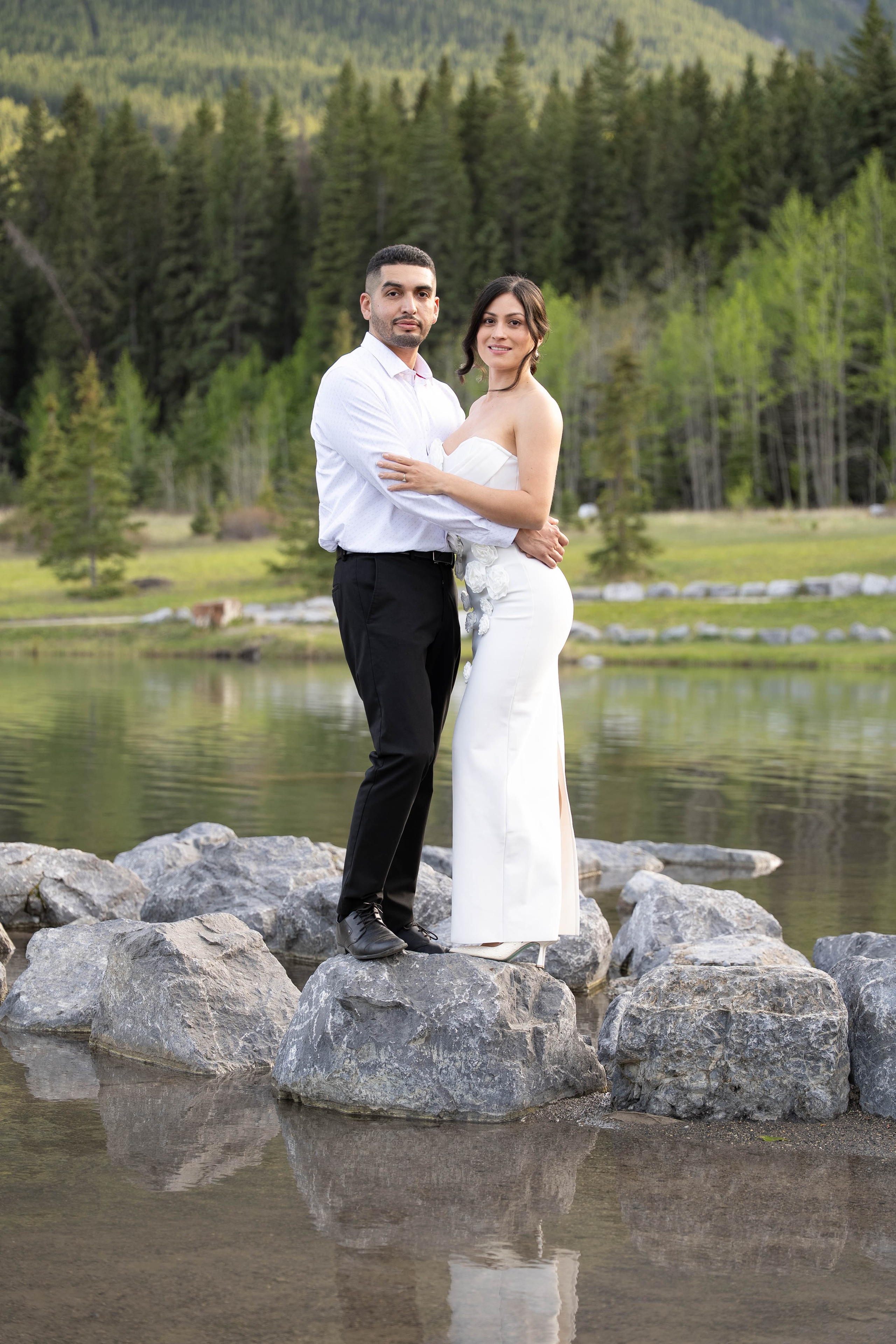 Quarry Lake Park — Canmore -Lina & Moises. Ching Li Photography