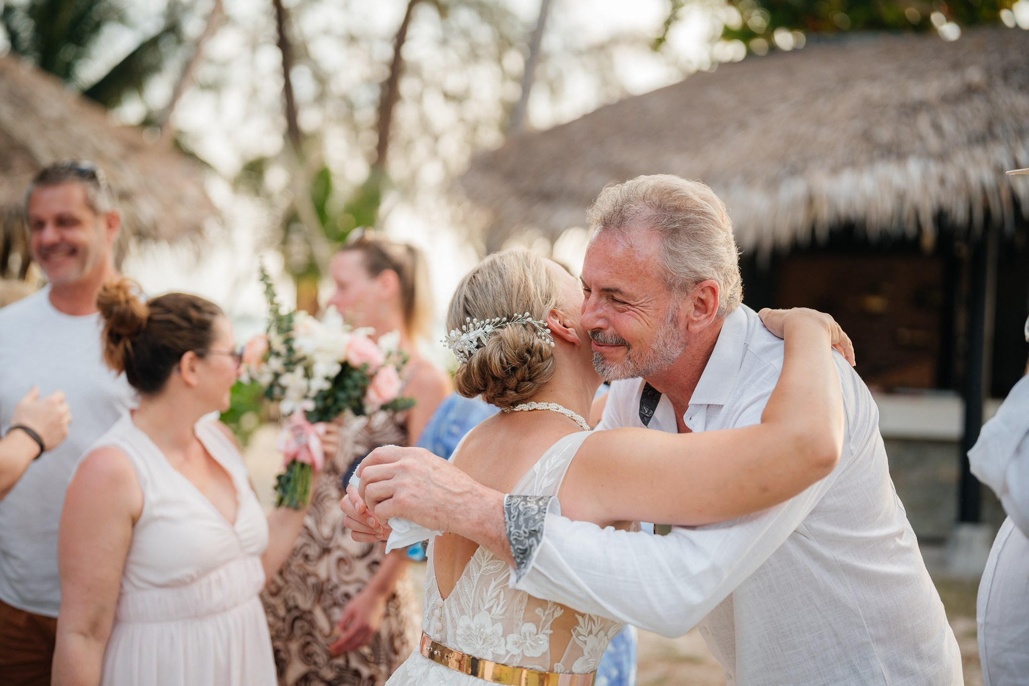 Family and Friends Beach Wedding in Koh Samui, Thailand