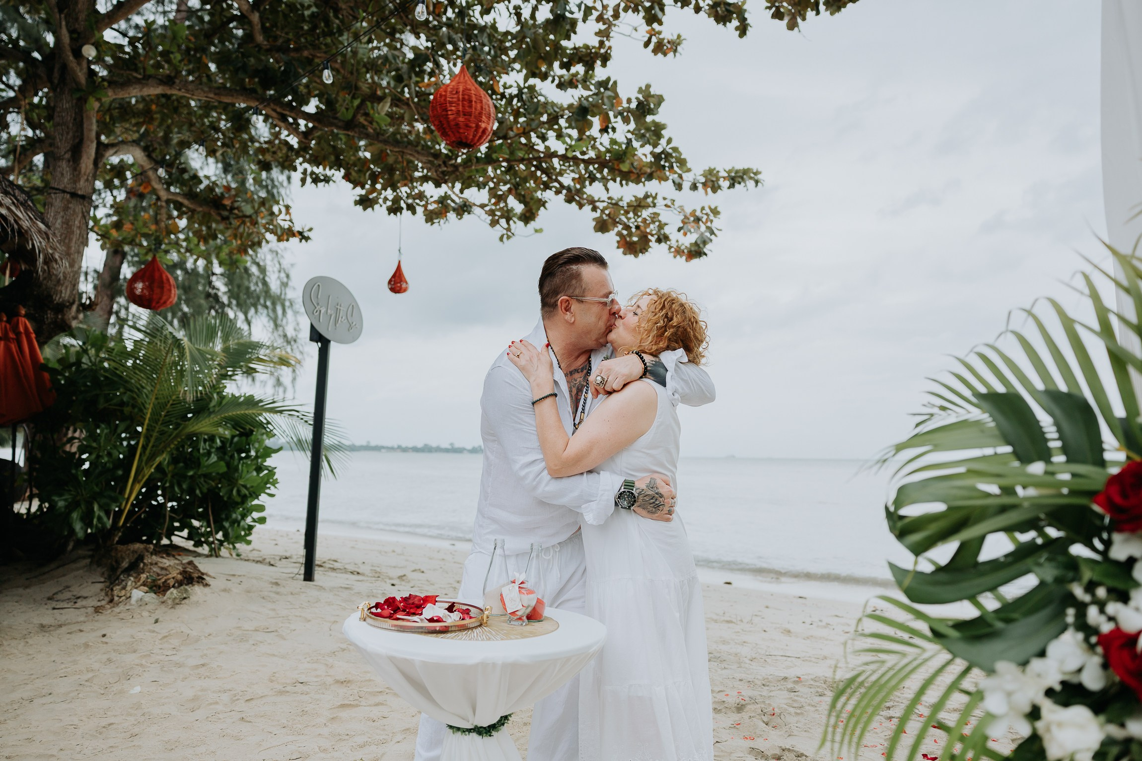 Authentic Buddhist Wedding Blessing Ceremony in Koh Samui, Thailand
