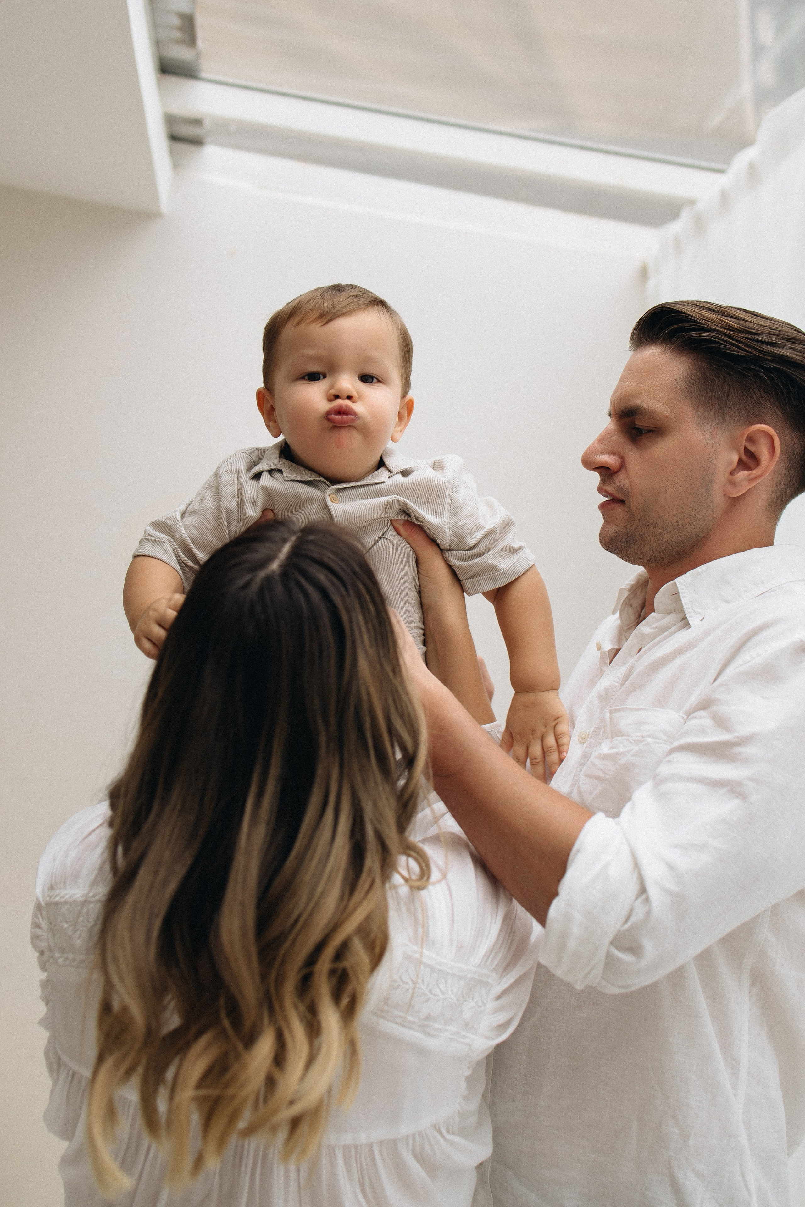 At the studio. Family and wedding photographer in Bangkok, Thailand