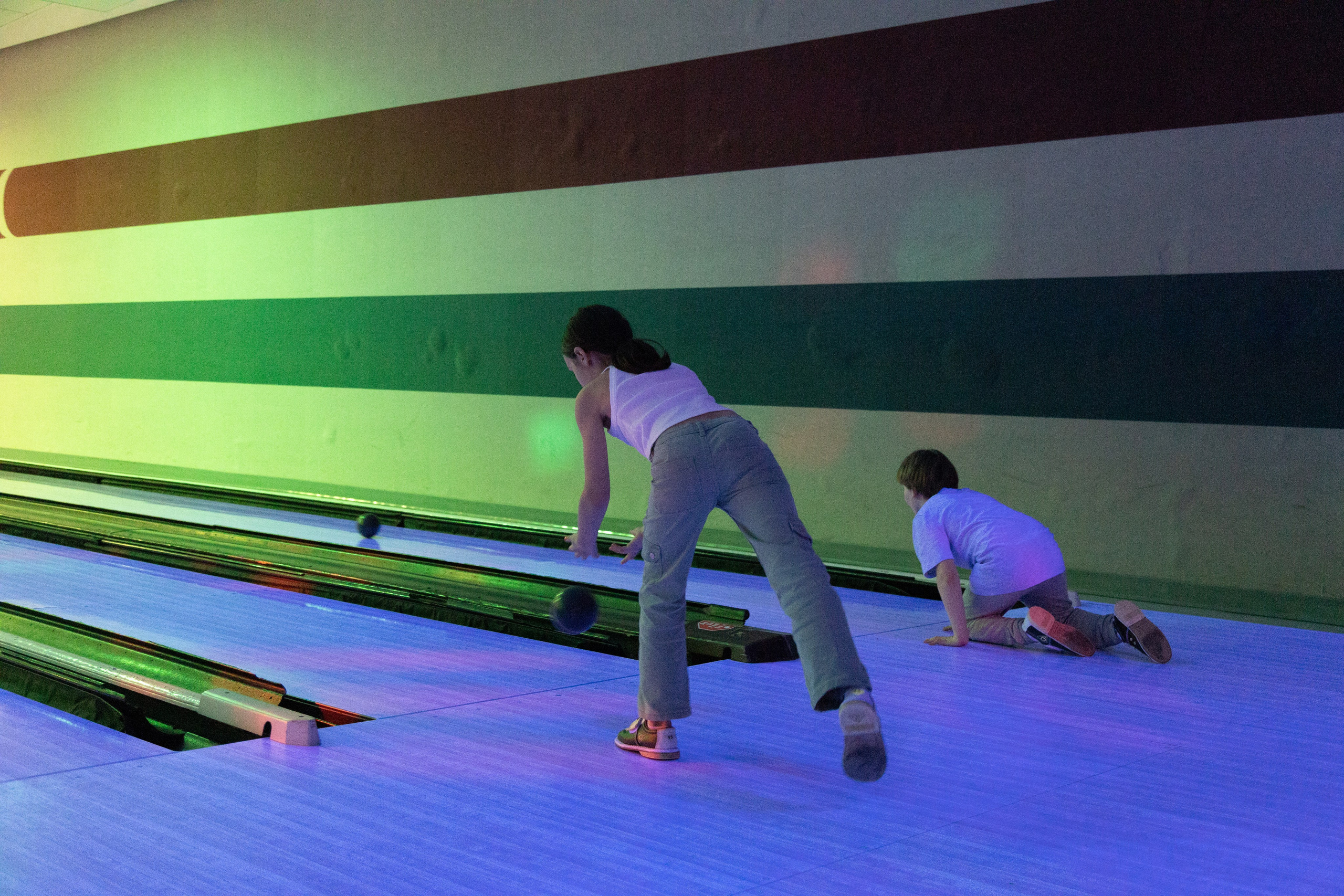 Alex LaCasse’s 8th Birthday at Mario’s Bowl 2025. Toronto Portrait Photographer Lena Lac