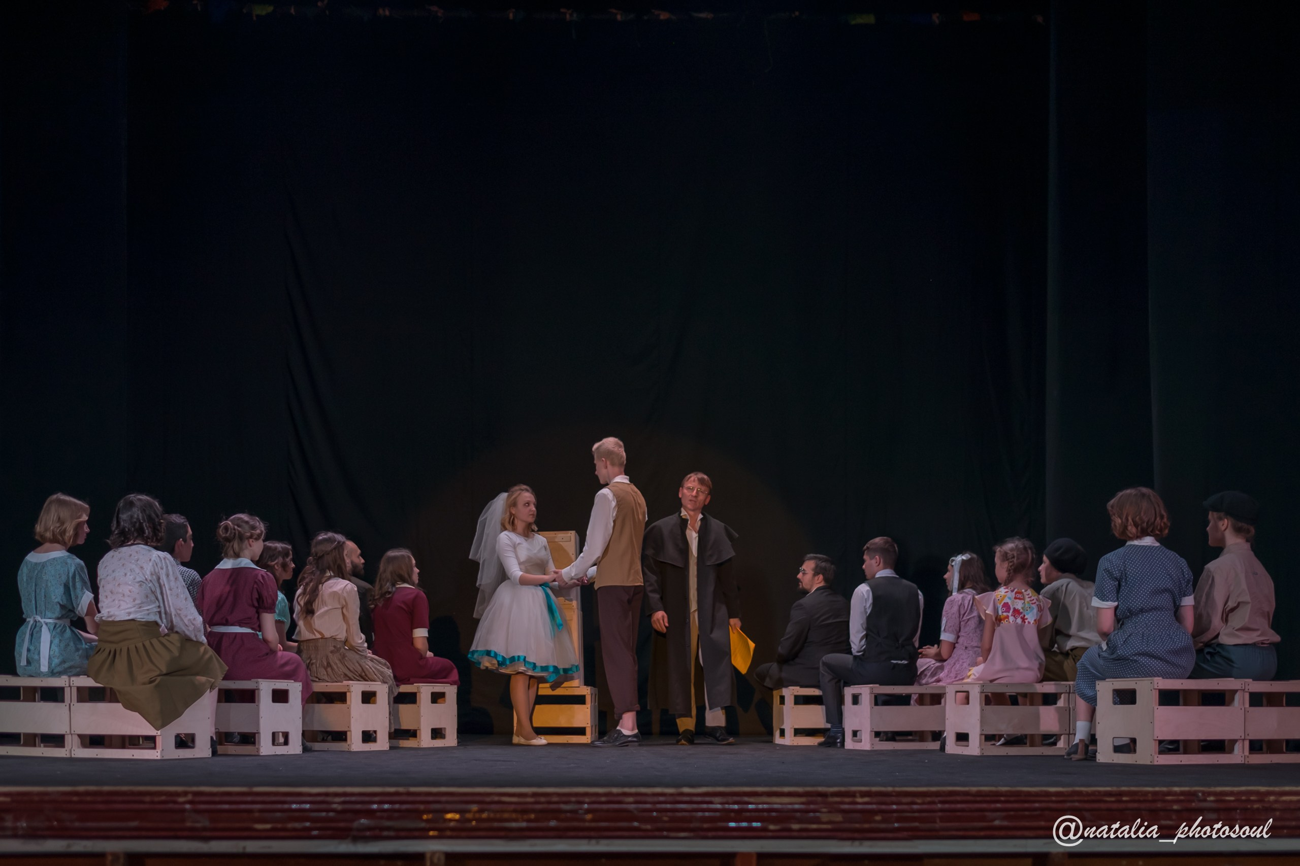 Performance “Our Town” School and Theater “Artist”. Photographer in Seoul Dobrokvashina Natalya