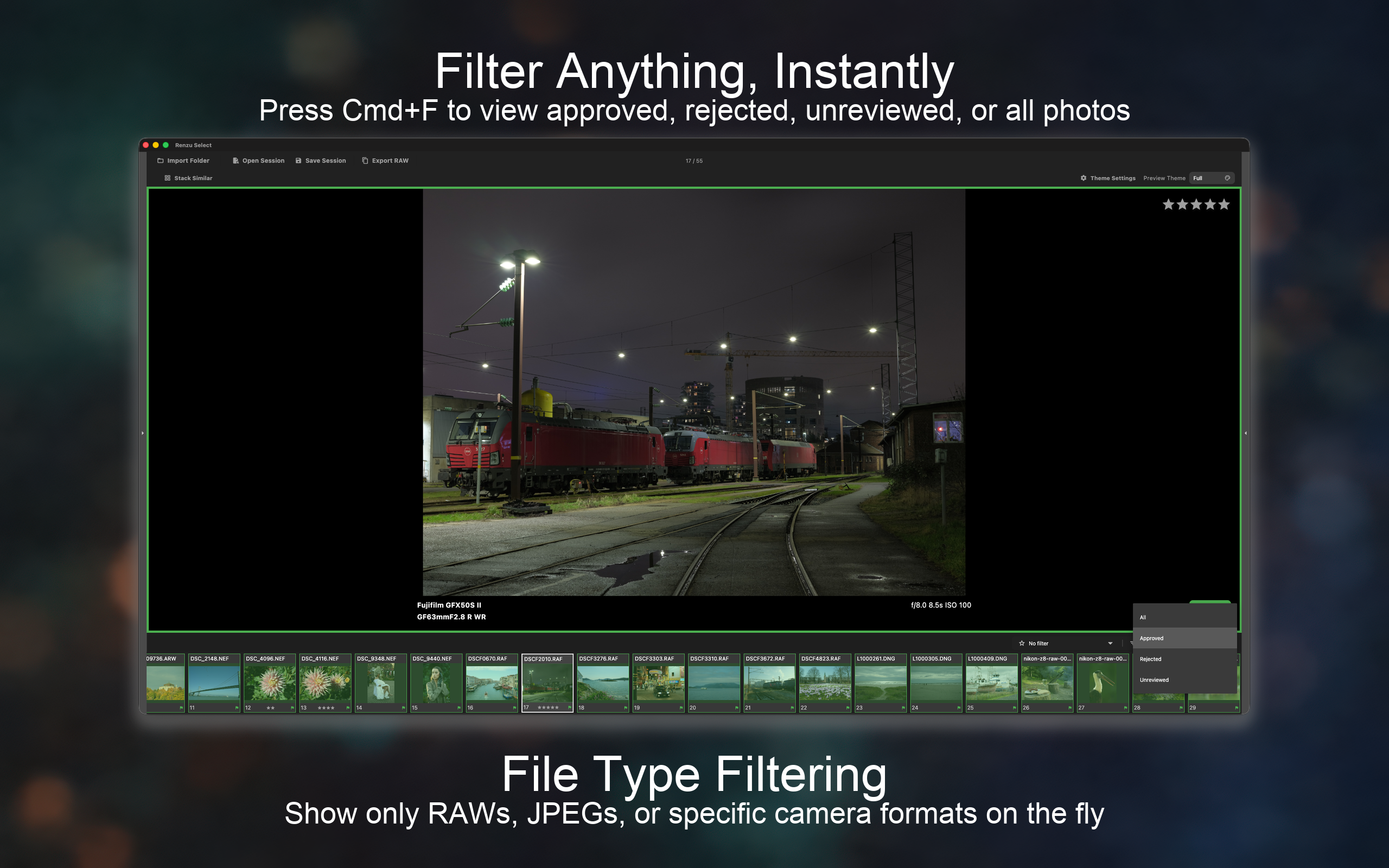 Renzu Select | AI Photo Culling App for macOS. Valerii Konchin | Vancouver Photographer — Events, Portraits, Automotive, Real Estate & Brand Content