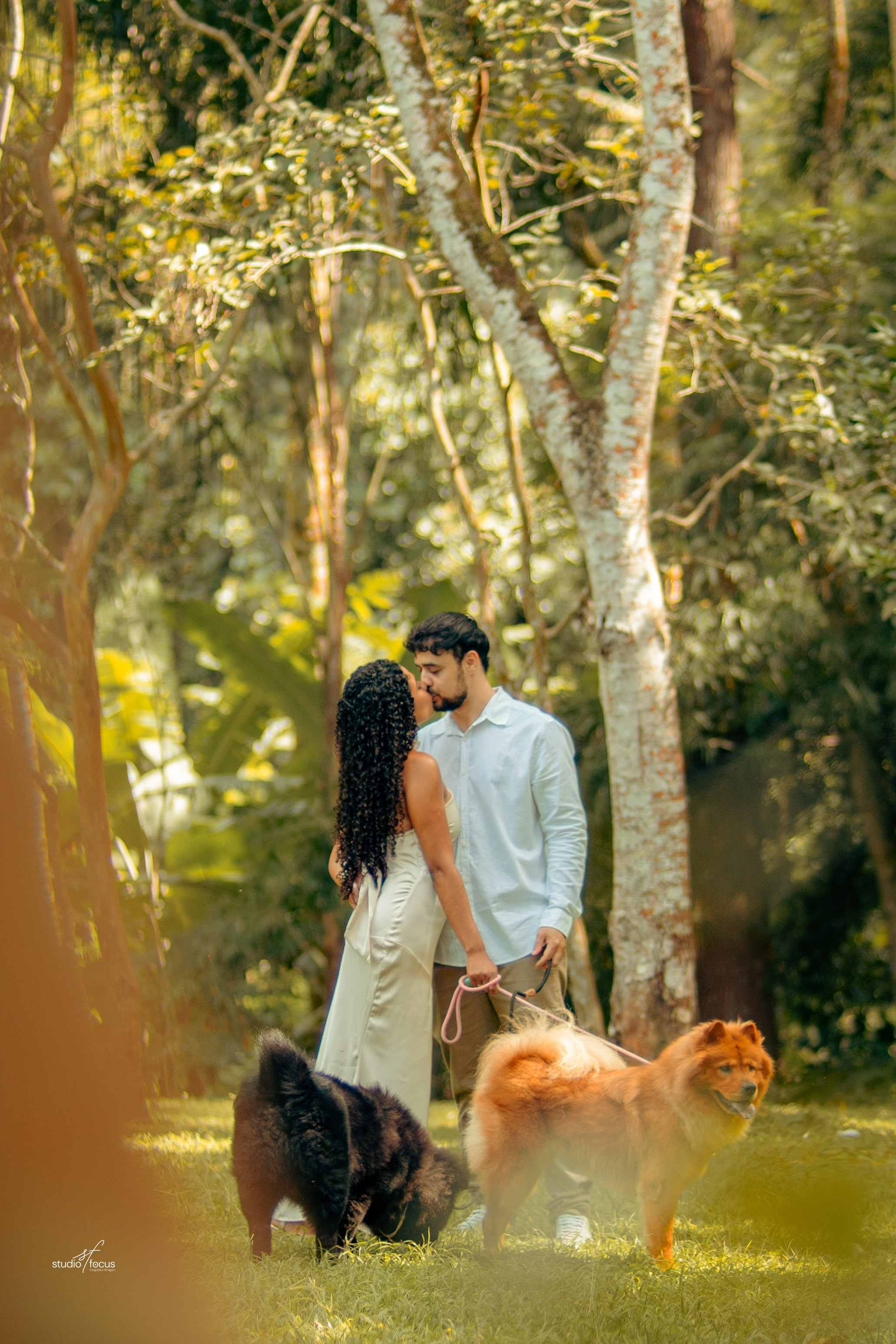 Pré-Wedding com pets. Studio Focus