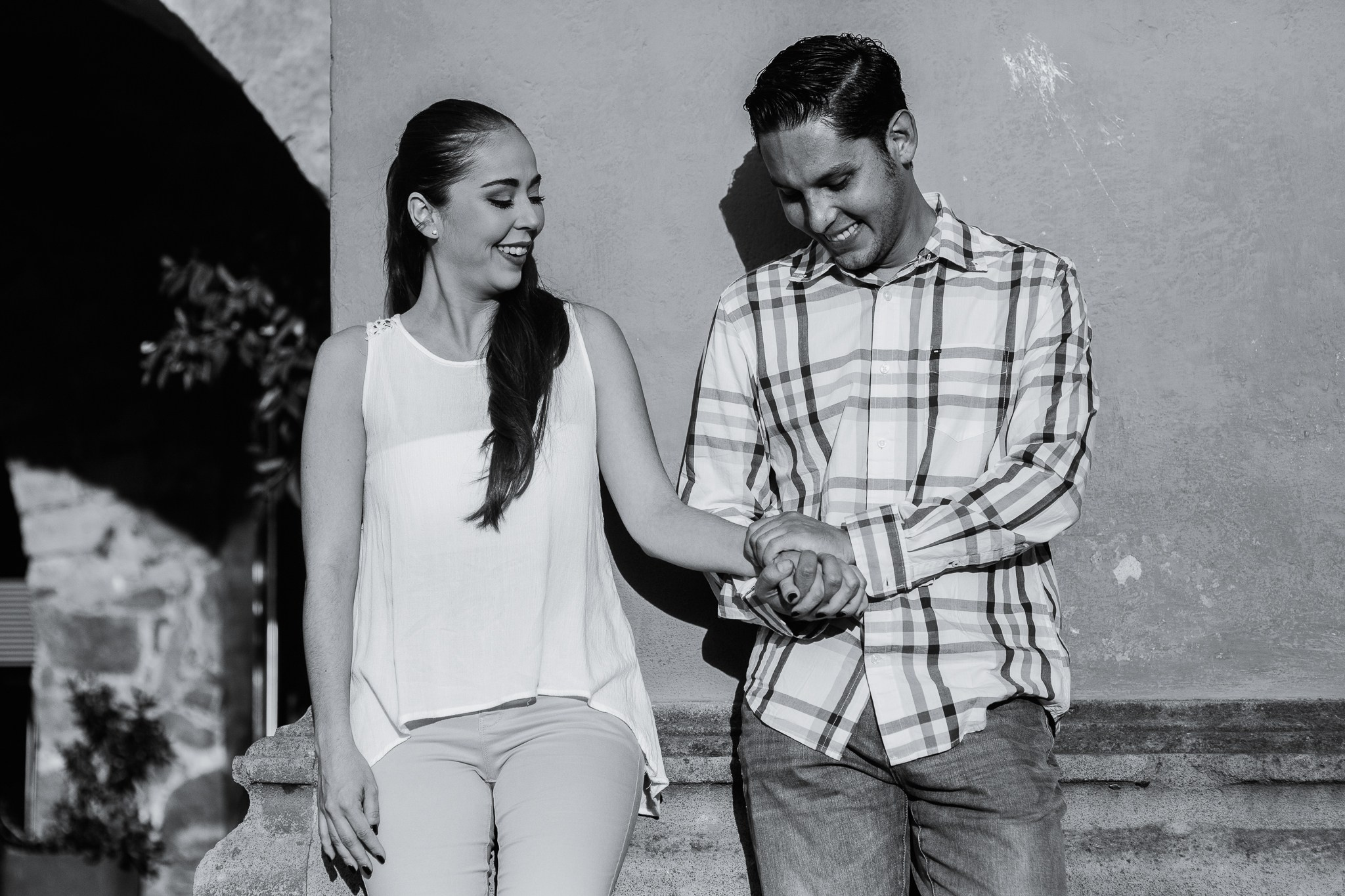 Isabela y David: Sesión pre boda en centro histórico de San Luis Potosí. Fotógrafo de bodas