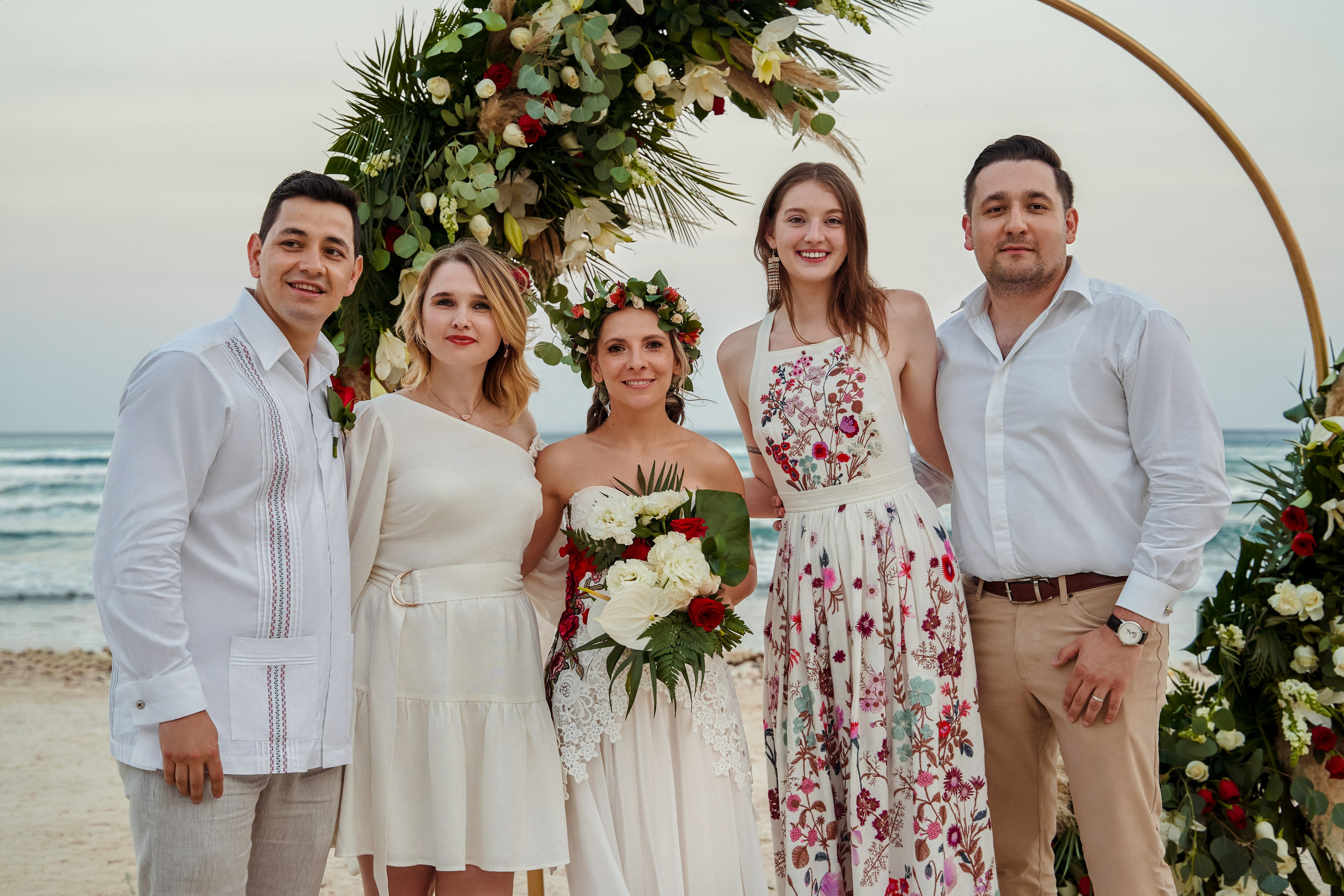 Destination wedding in Cancun with guests from USA