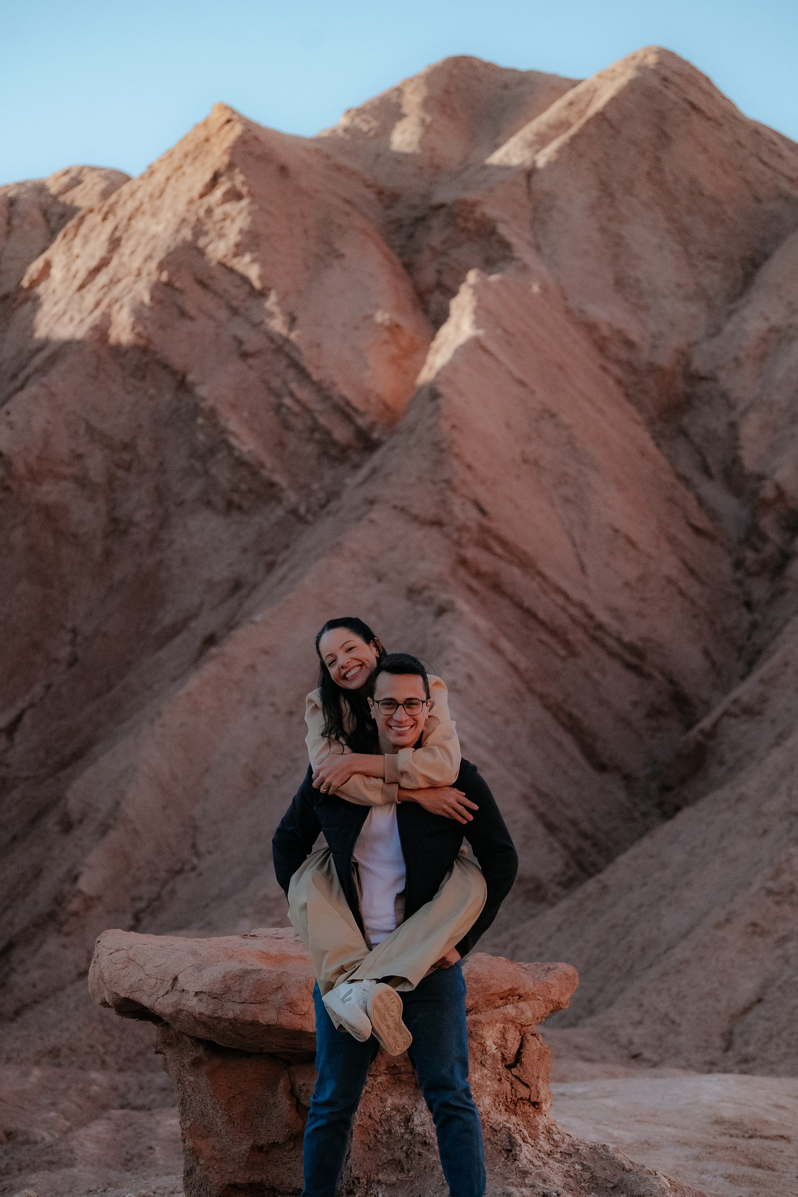 Vale dos Cogumelos — Sessão casual. Fotógrafo em San Pedro de Atacama