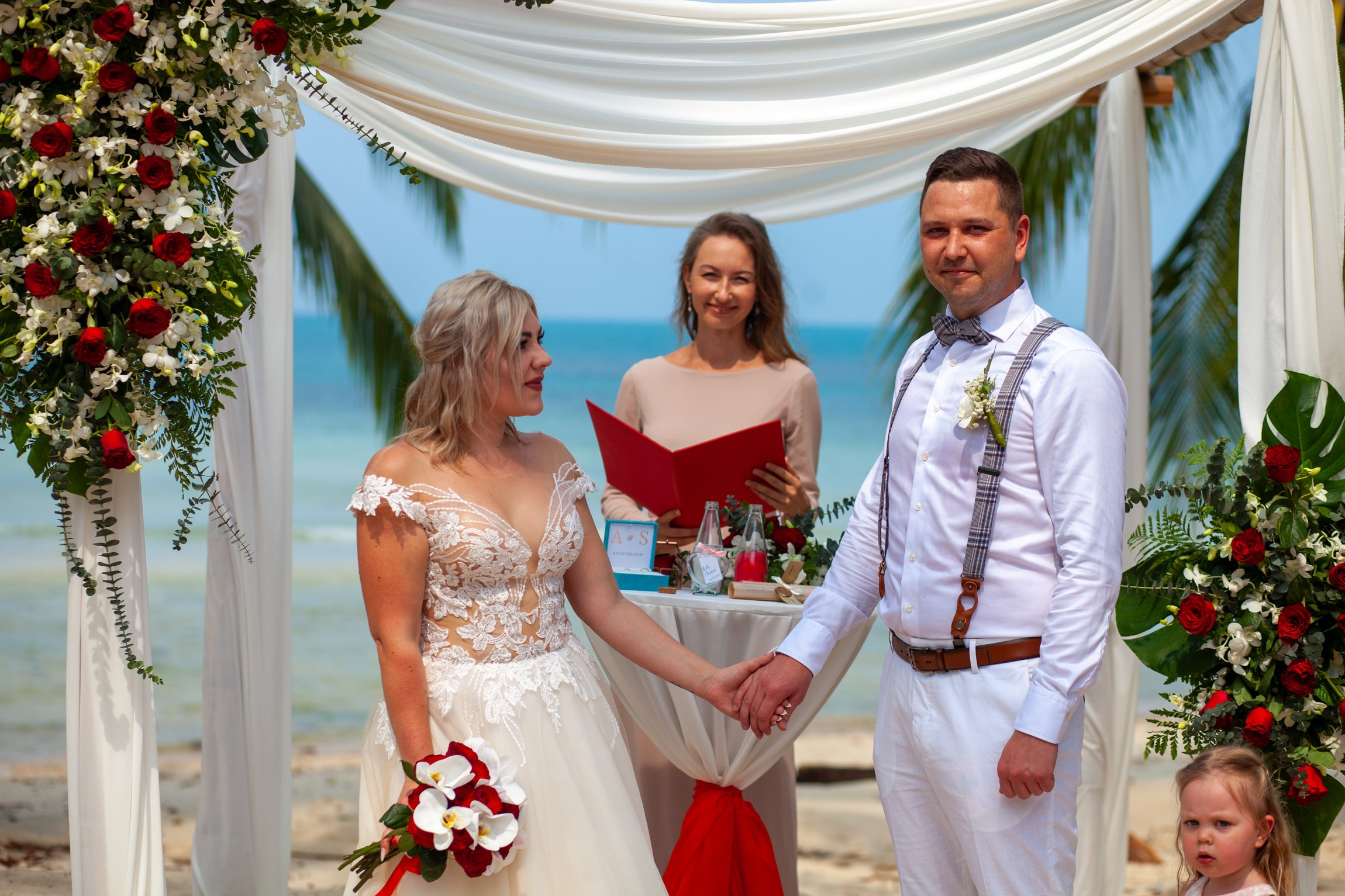 Wedding on the Beach in Koh Samui, Thailand | Tropical Destination Wedding
