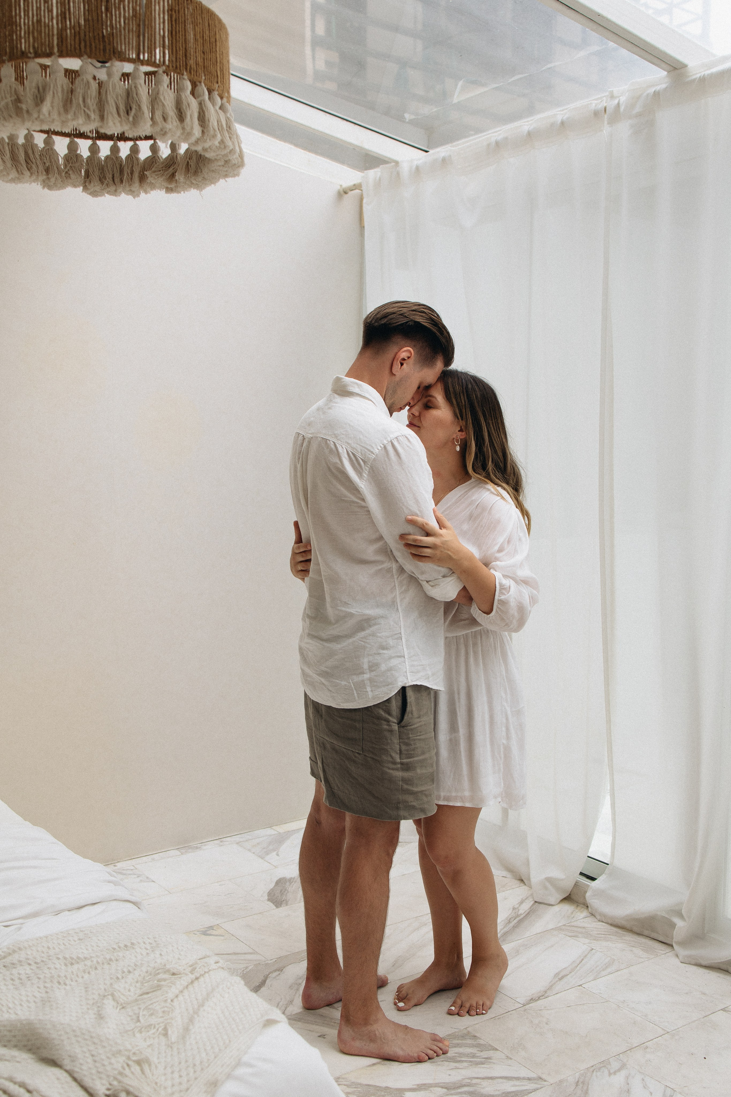 At the studio. Family and wedding photographer in Bangkok, Thailand