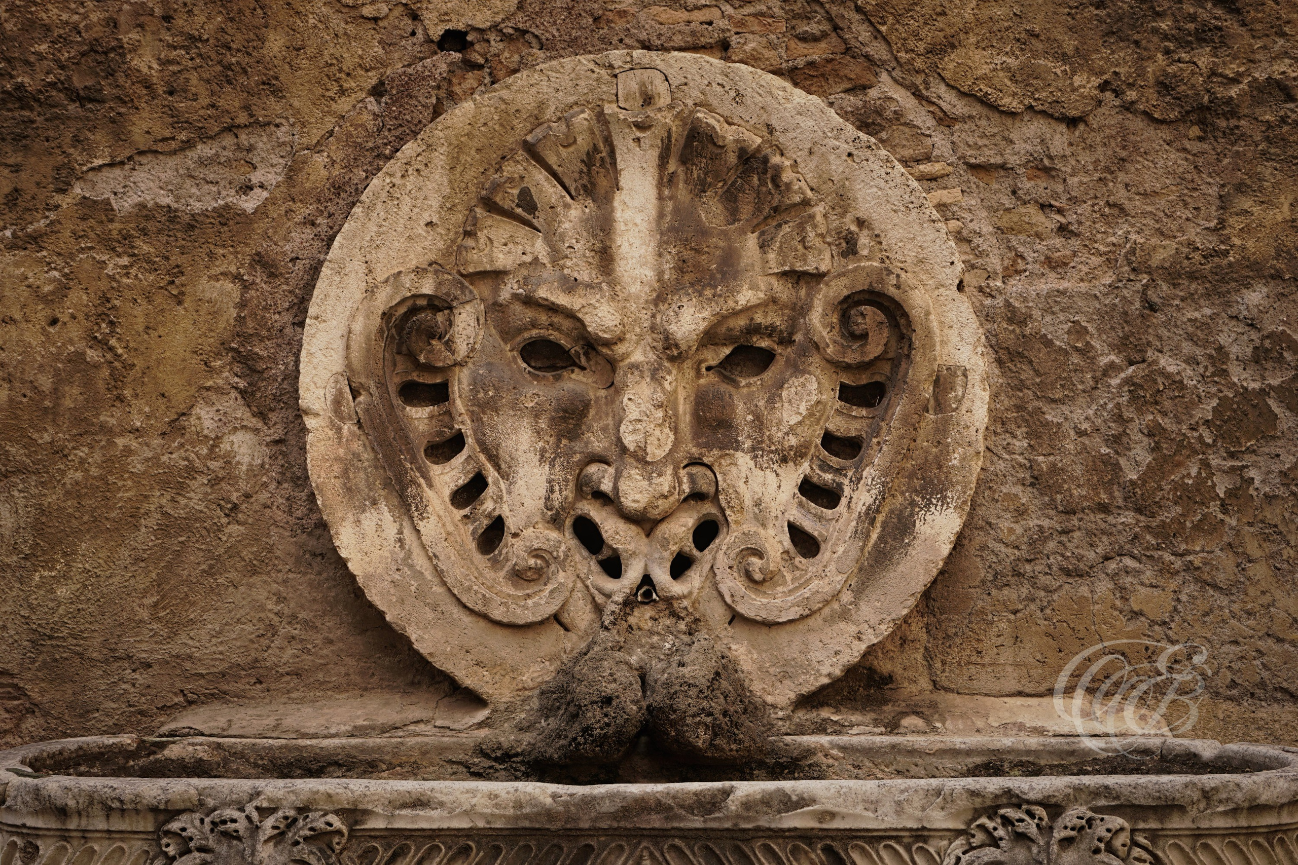 Rome, Italy—Mattei Palace of Jupiter—Eduardo Bartoli Photography—Photograph of Palazzo Mattei di Giove, Roman Renaissance palace constructed between the late sixteenth and early seventeenth centuries for the Mattei family in Rome, Italy—Rome, Italy—Mattei Palace of Jupiter—Eduardo Bartoli Photography.