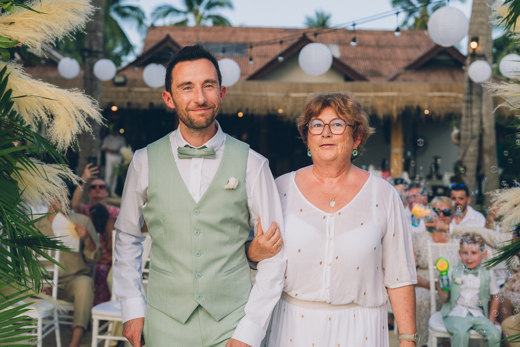 Luxury Beach Wedding Reception