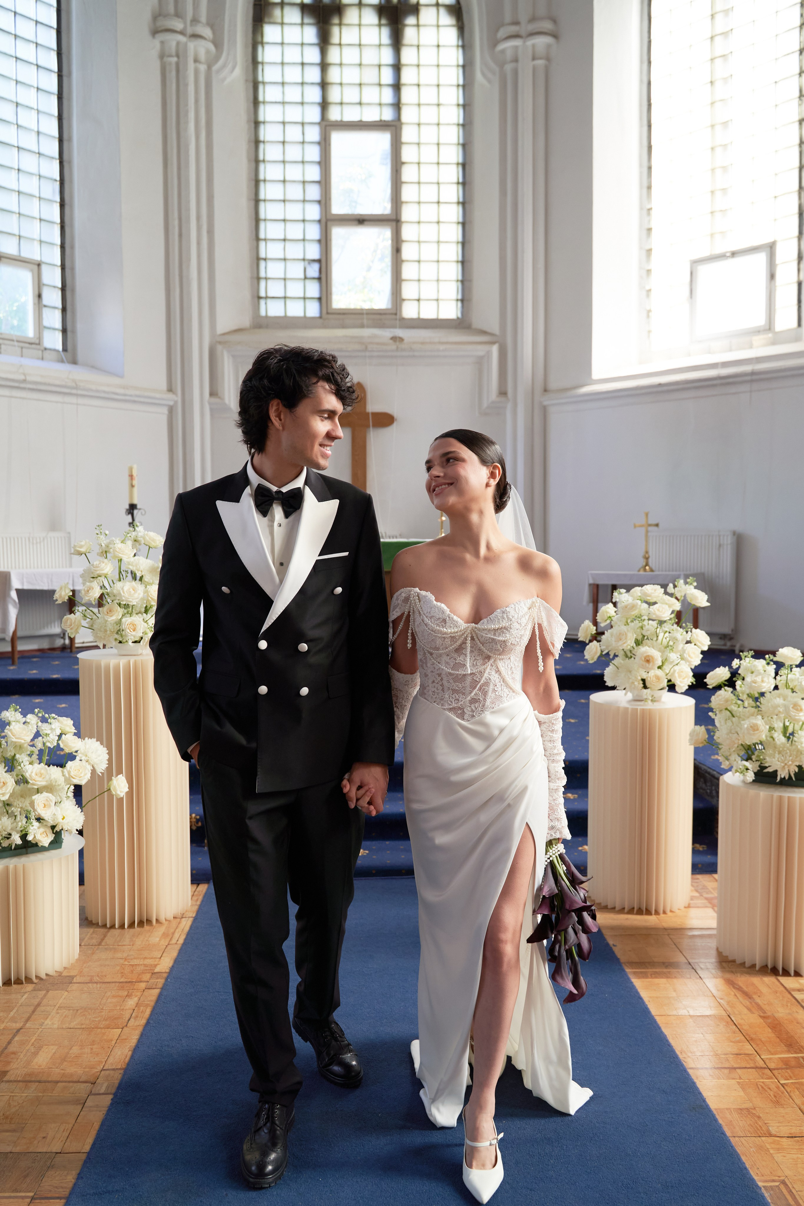 Cathedral Ceremony. Gabriela & Luis. Wedding & Portrait Photographer in Cancun, Tulum & Mexico City — Elena Ruzgis