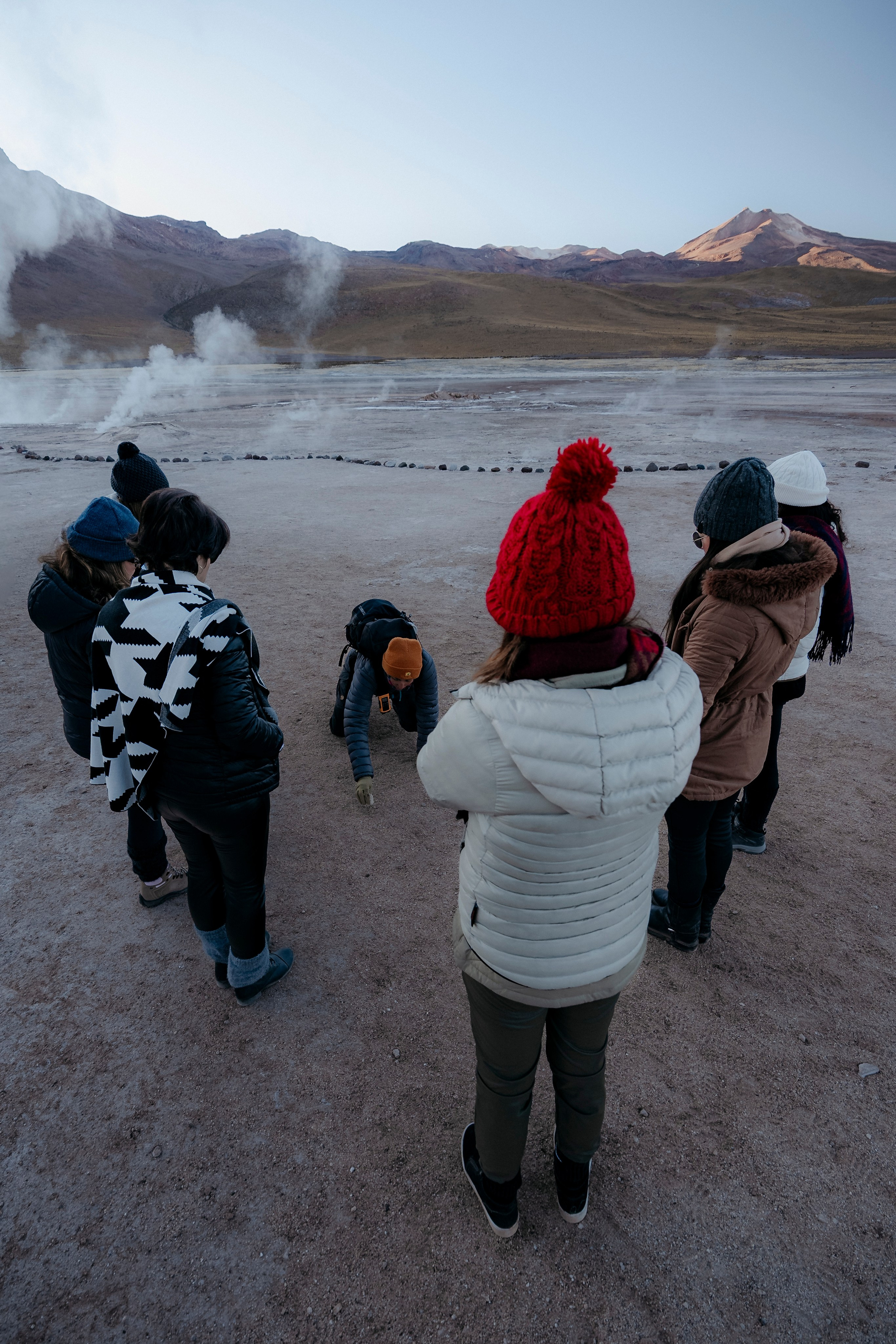 Cobertura de passeio — Geyser el Tatio. Fotógrafo em San Pedro de Atacama