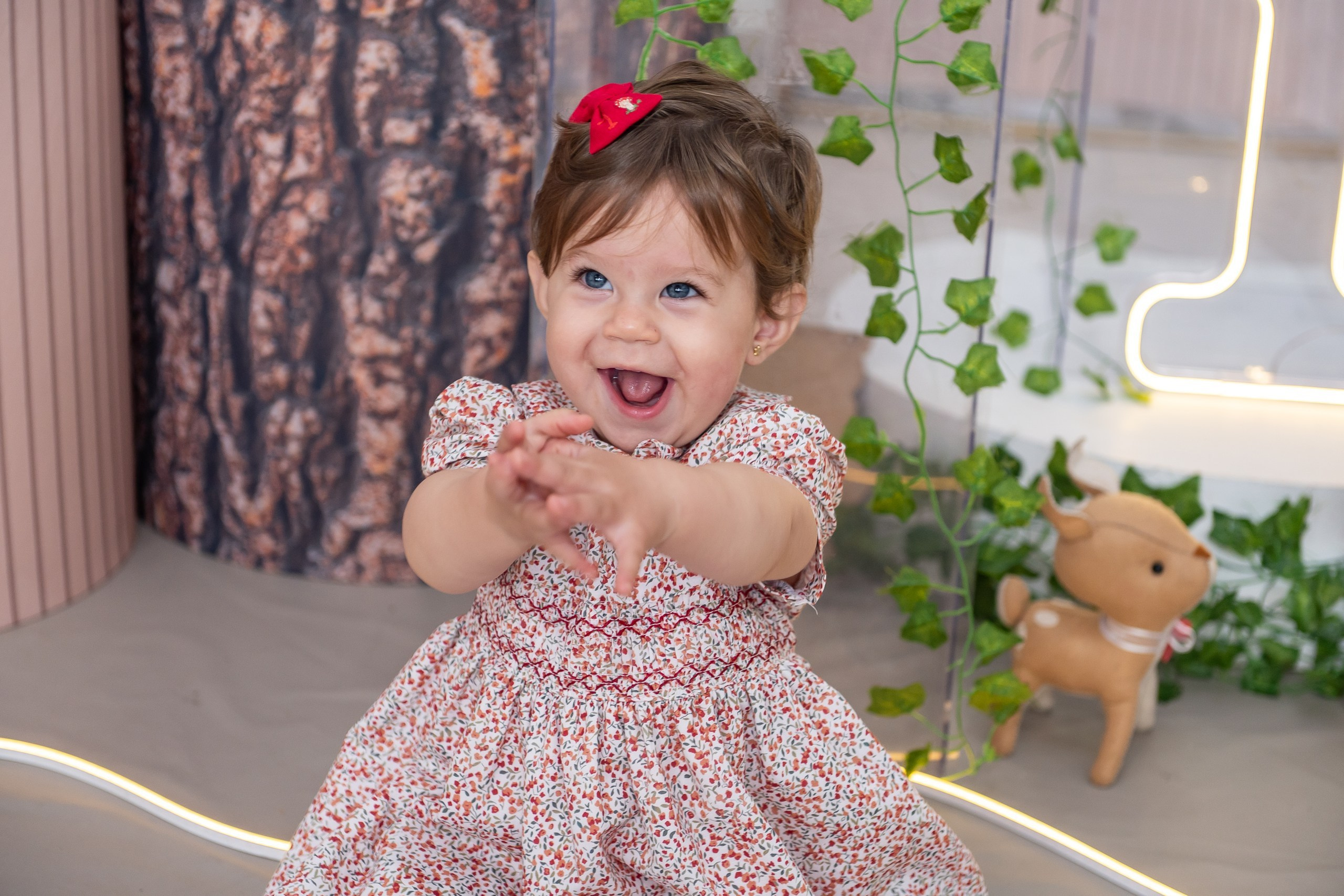 Helena - 1 ano | Buffet Candy Kids. Missaka Fotografia