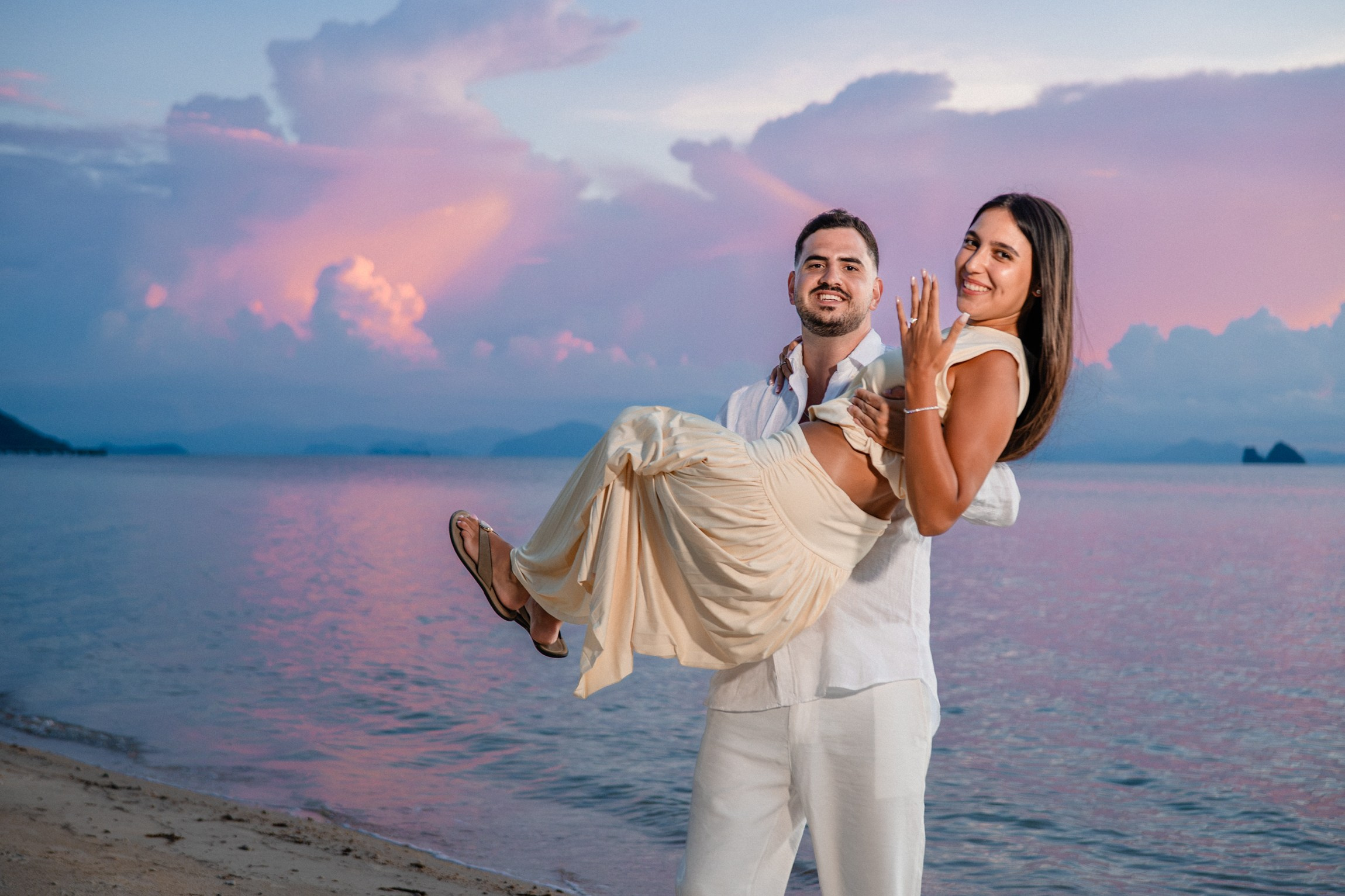 Eden and Linoy. Marriage Proposal Planner in Vietnam | Lumi Love Studio