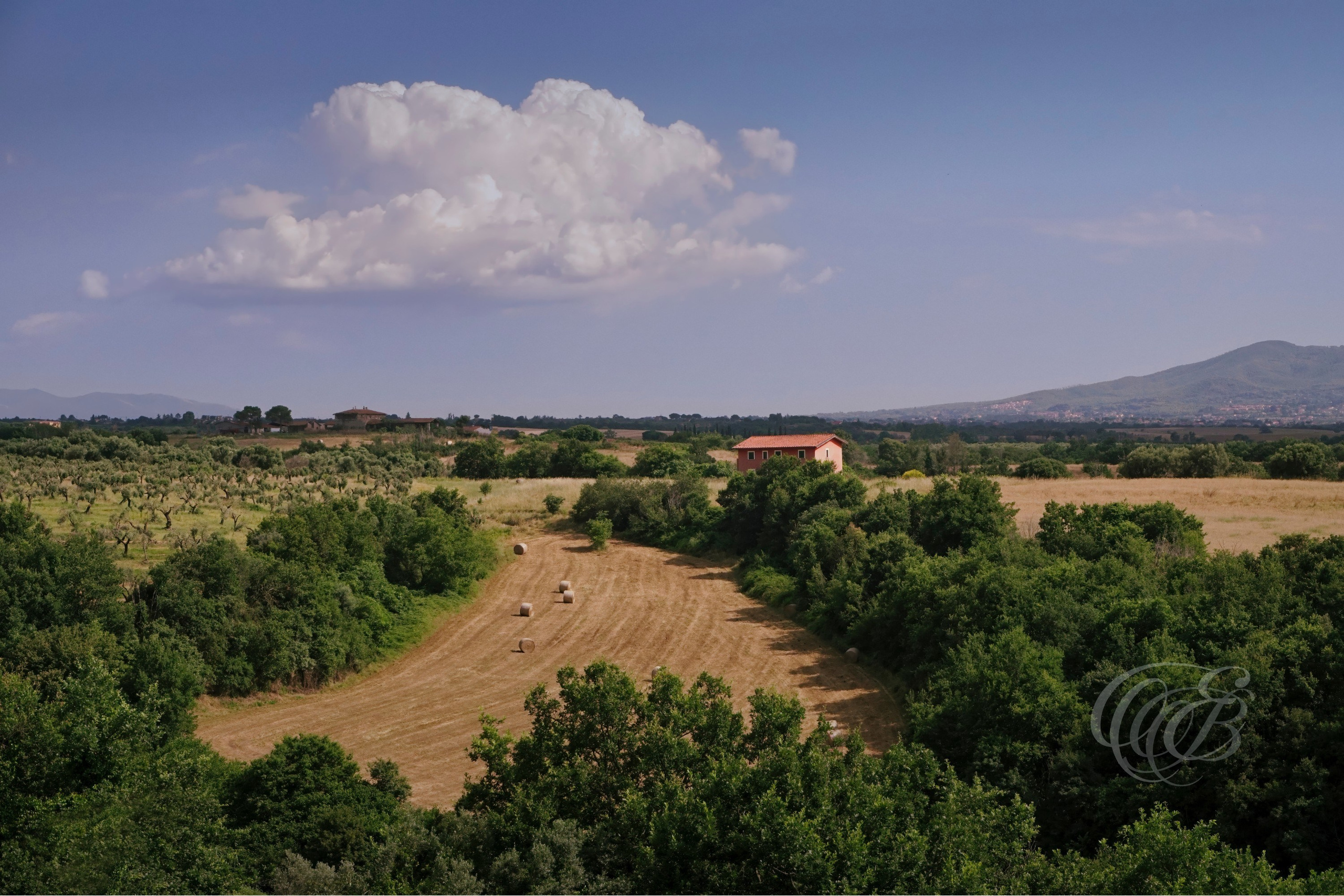 ITALY PHOTOGRAPHY — Hadrian's Villa in the Tivoli Countryside — Hadrian's Villa surrounded by the landscape of Tivoli, one of Italy's most significant archaeological sites near Rome, Italy — Eduardo Bartoli Photography.