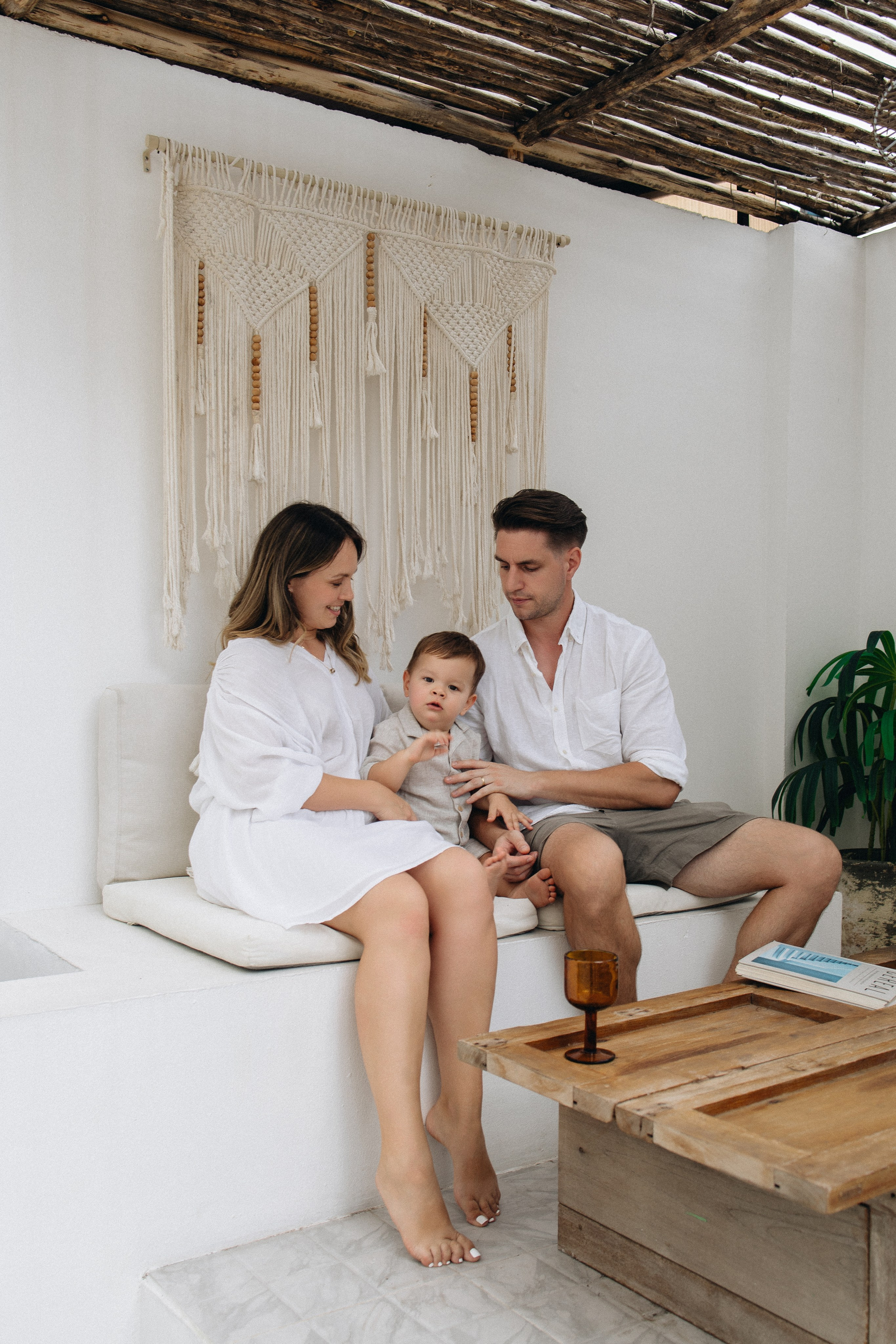 At the studio. Family and wedding photographer in Bangkok, Thailand