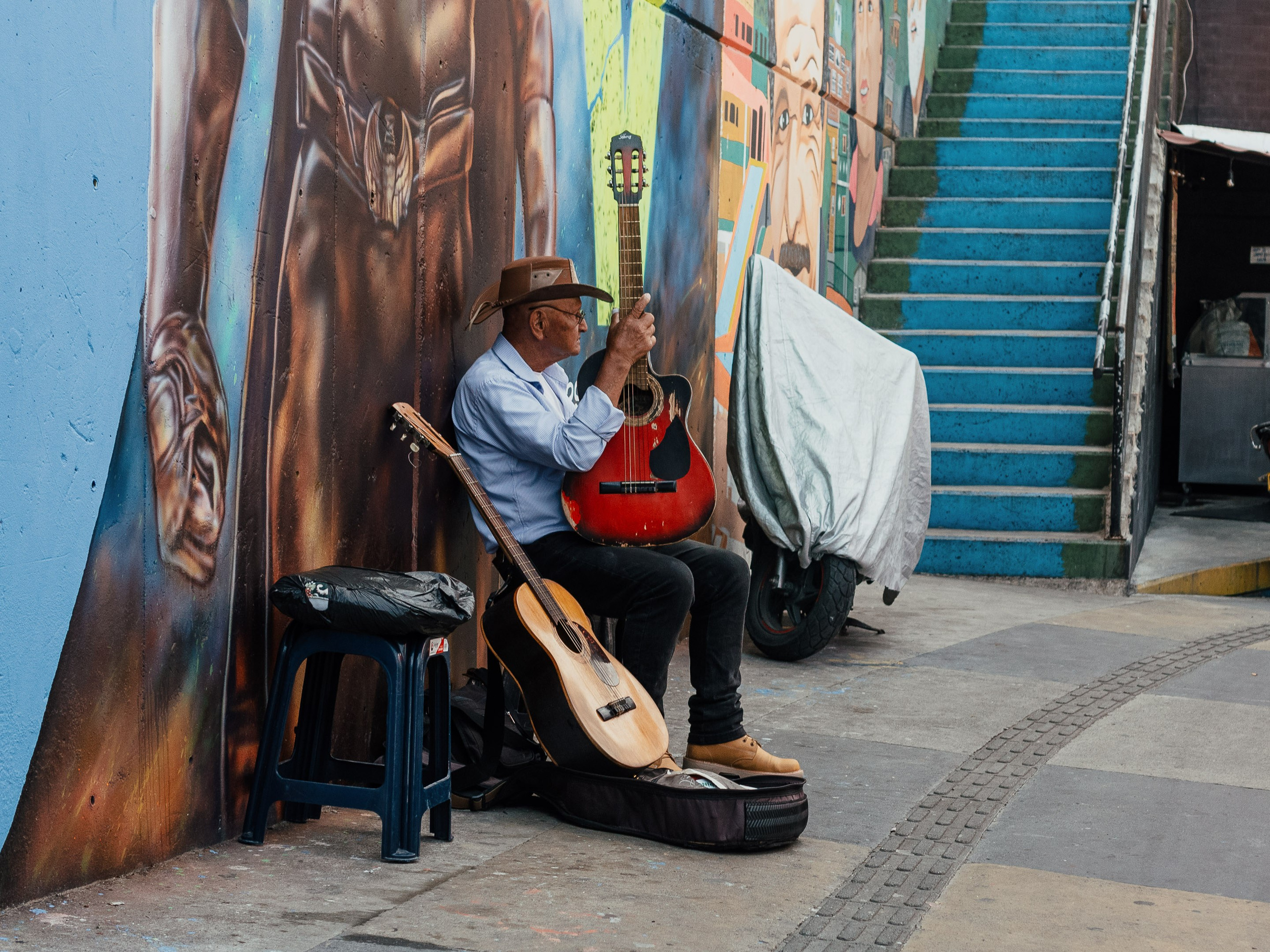 Comuna 13, Medellín, Colombia. Federico Borobio, fotografía callejera y documental.