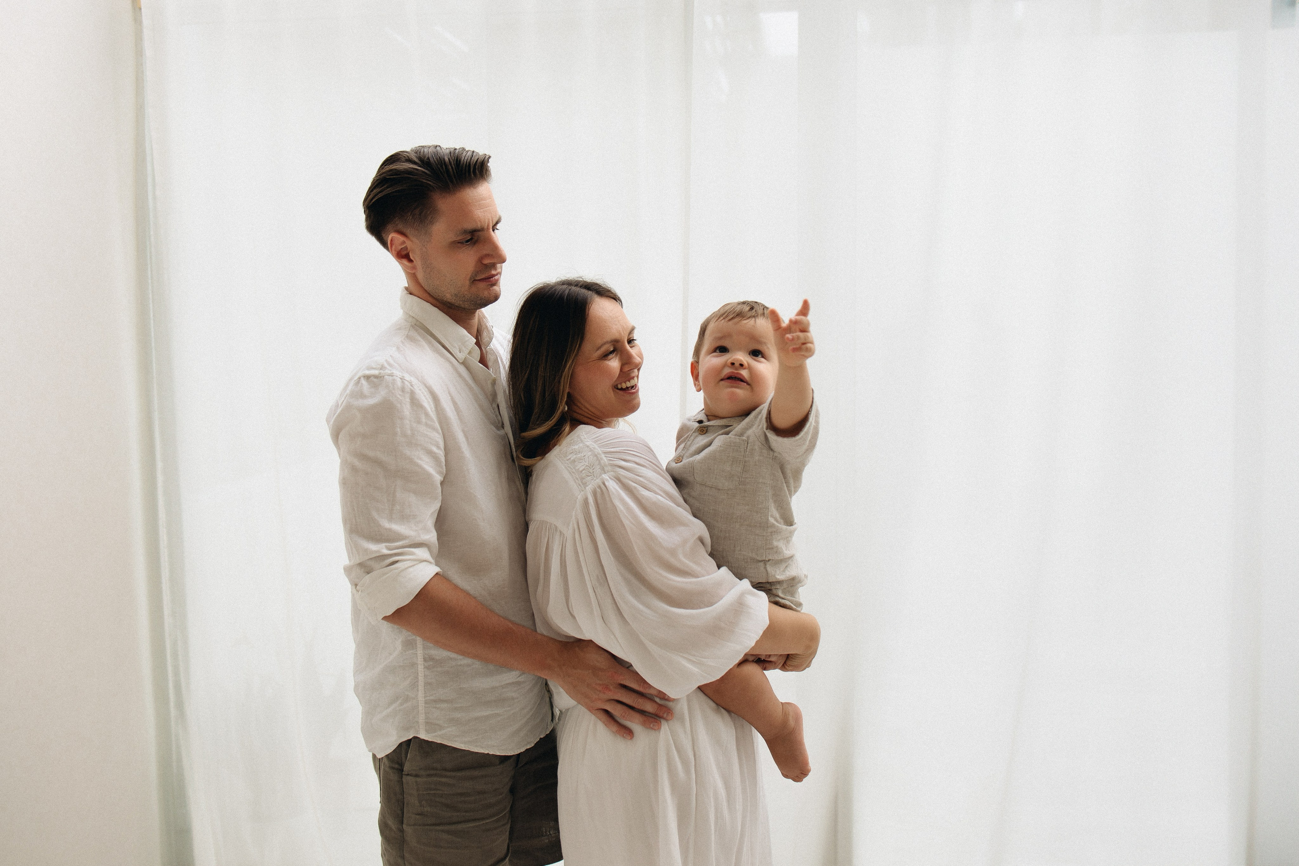 At the studio. Family and wedding photographer in Bangkok, Thailand