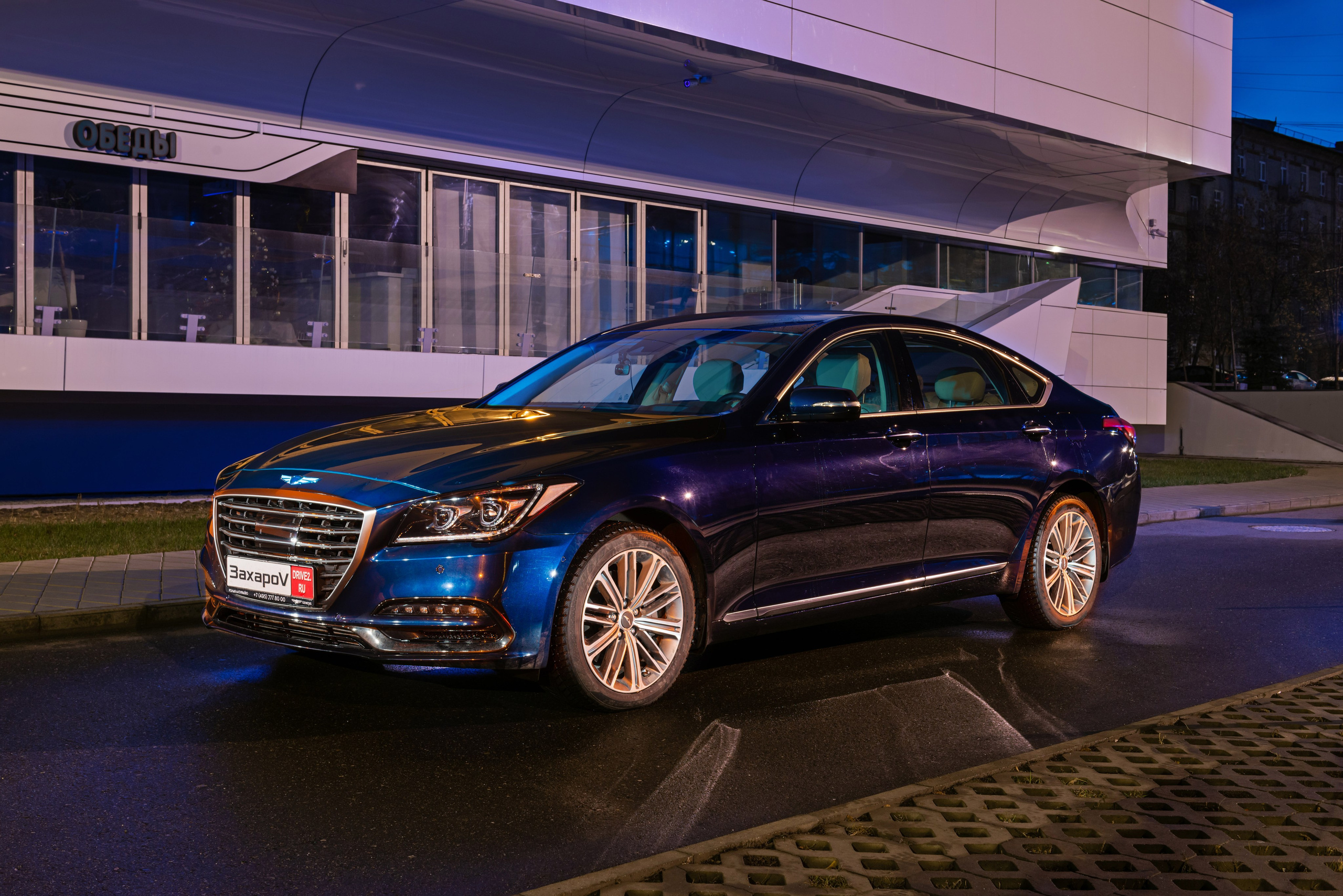 Ночная фотосессия Genesis G90. FOTÓGRAFO MÉXICO QUINTANA ROO