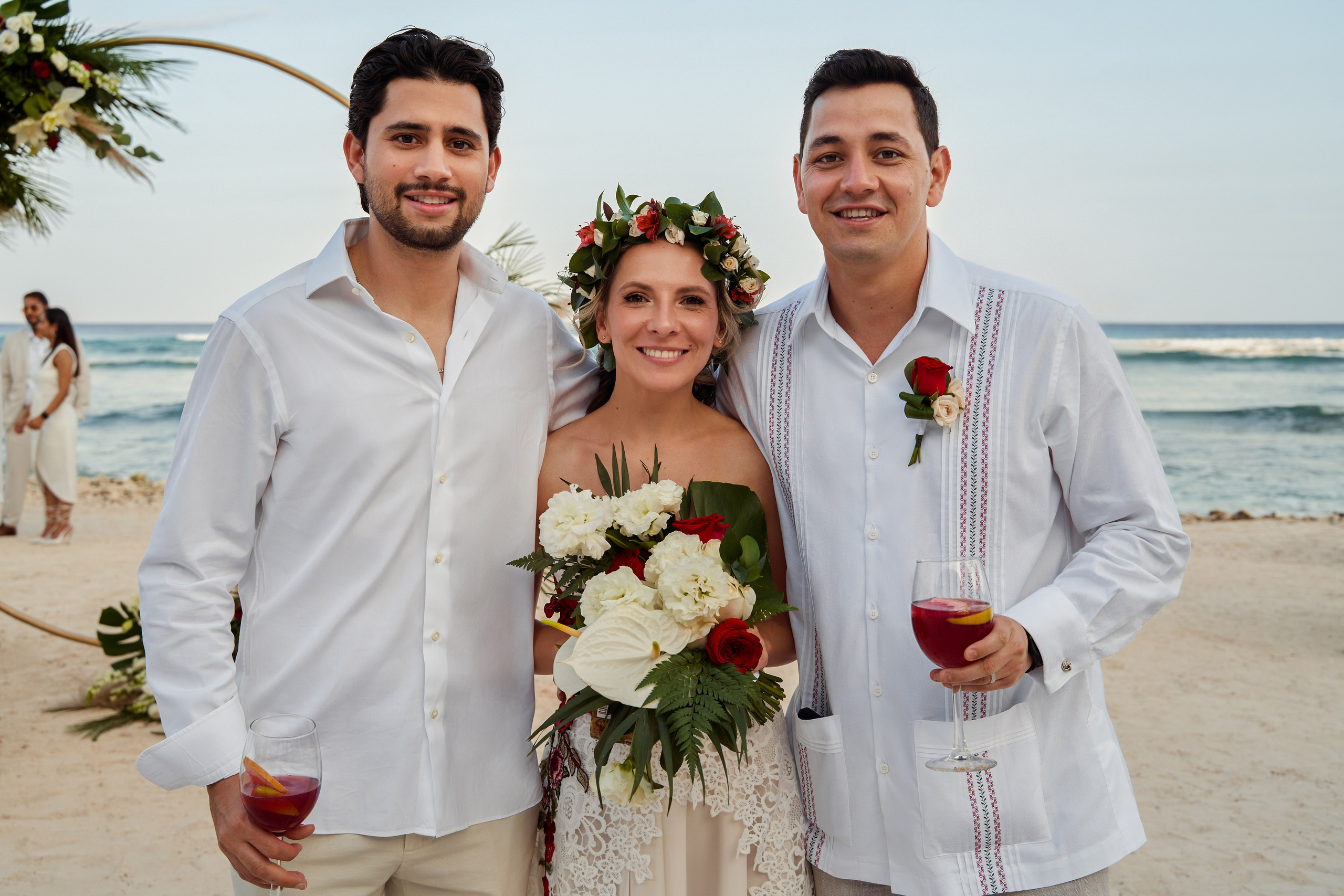 Destination wedding celebration in Mexico