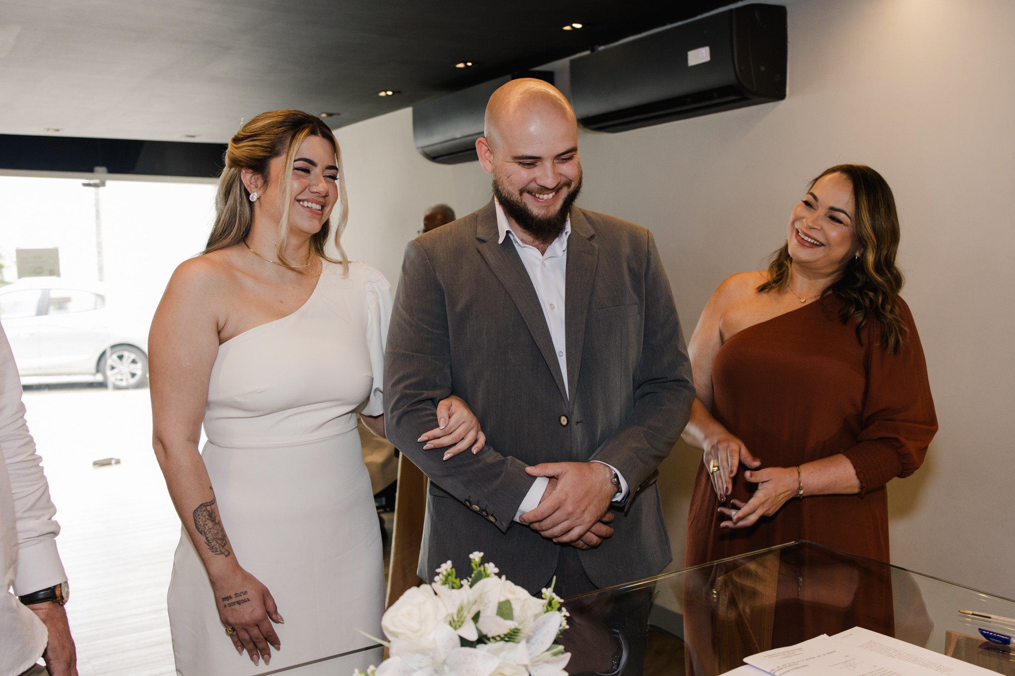 Civil e Recepção Mairine & Lucas. Gauss Fotografia — Fotografia de Casamento