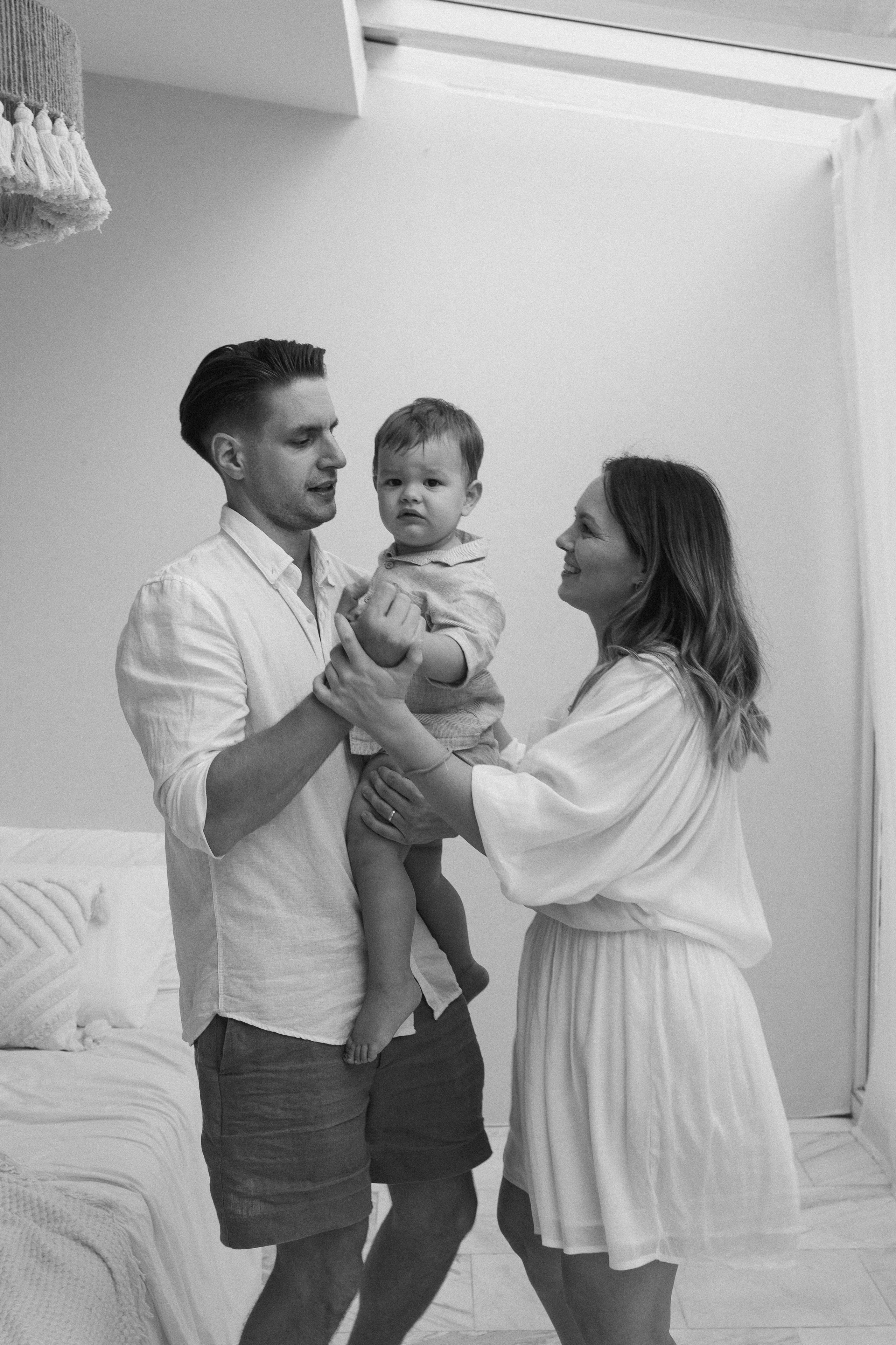 At the studio. Family and wedding photographer in Bangkok, Thailand