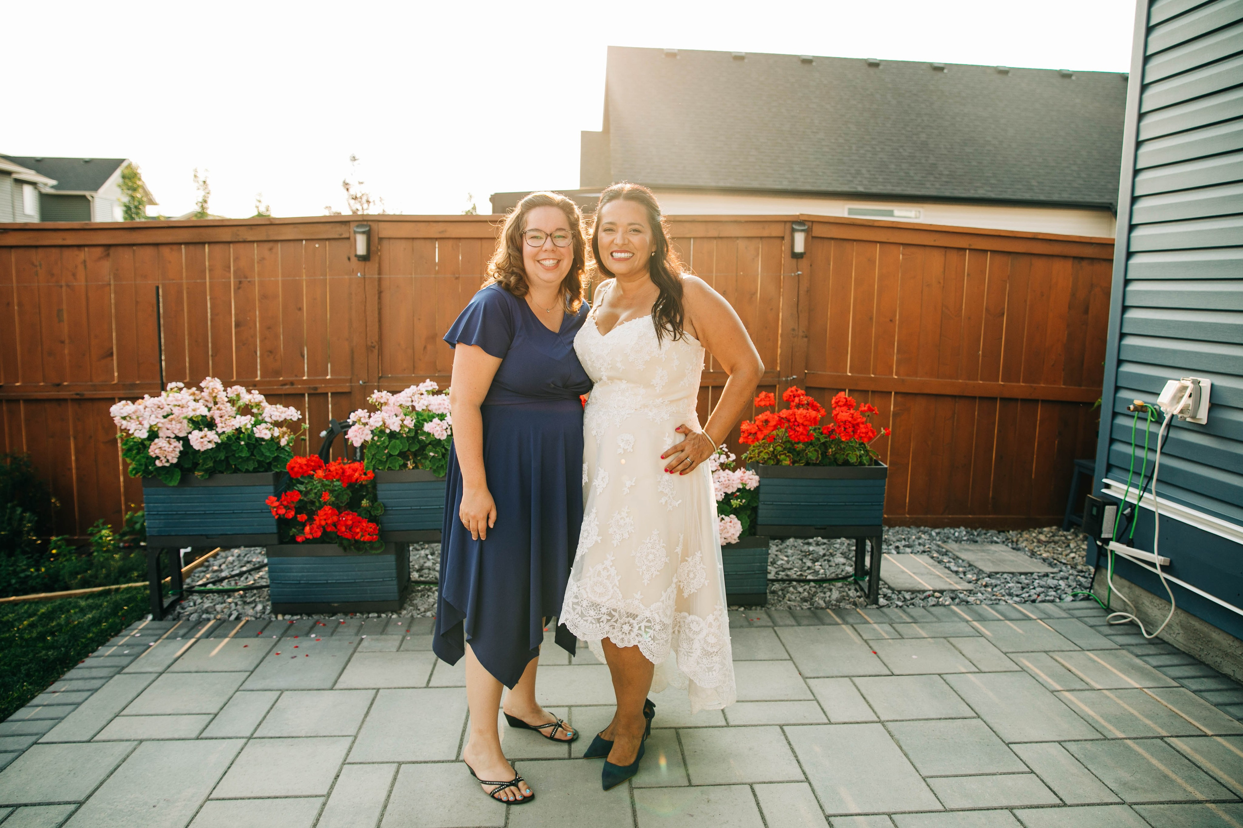 Pamela Backyard Wedding. Ching Li Photography