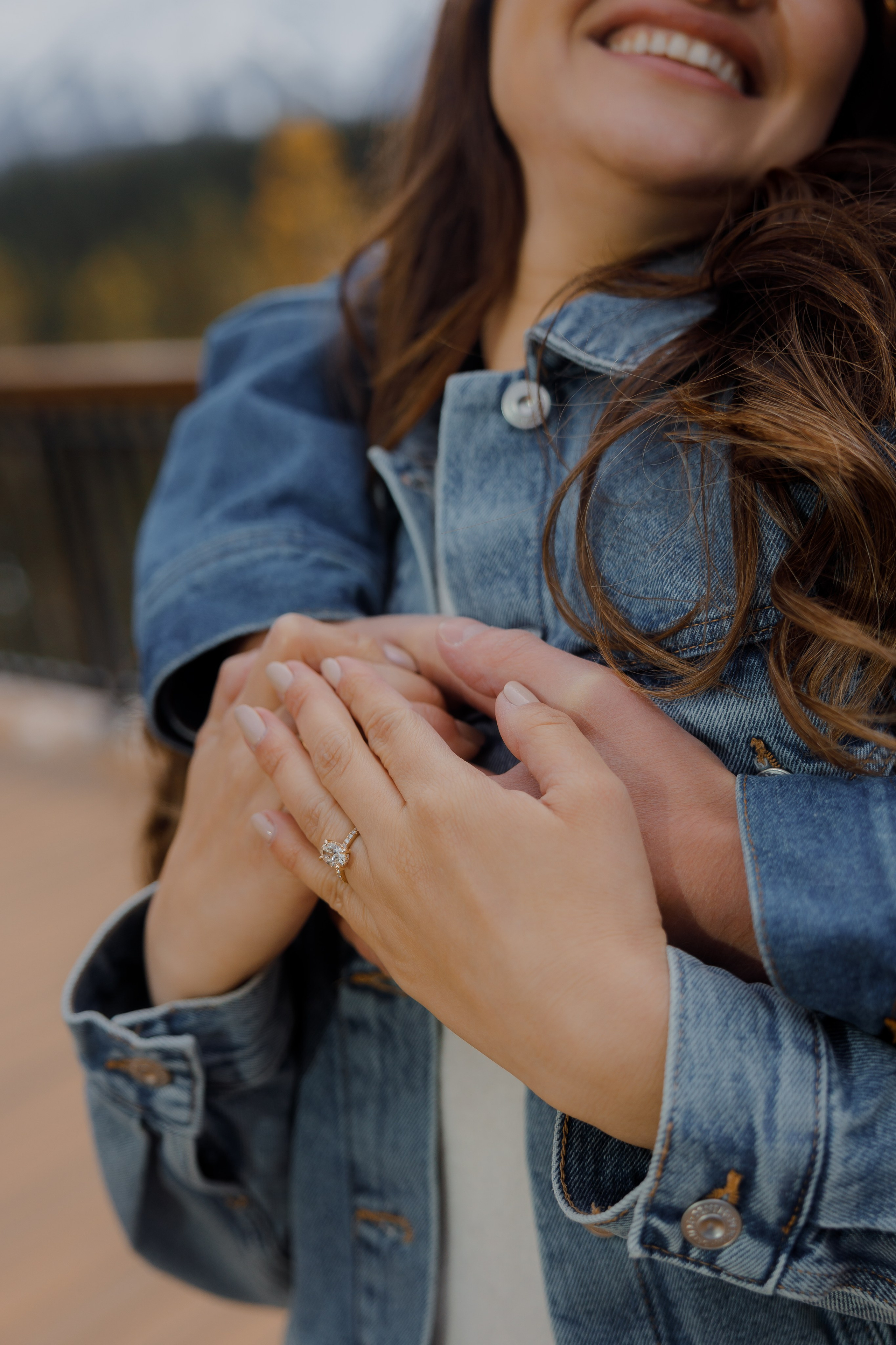 Ski engagement session. Photographer Elvira Hryshchenko
