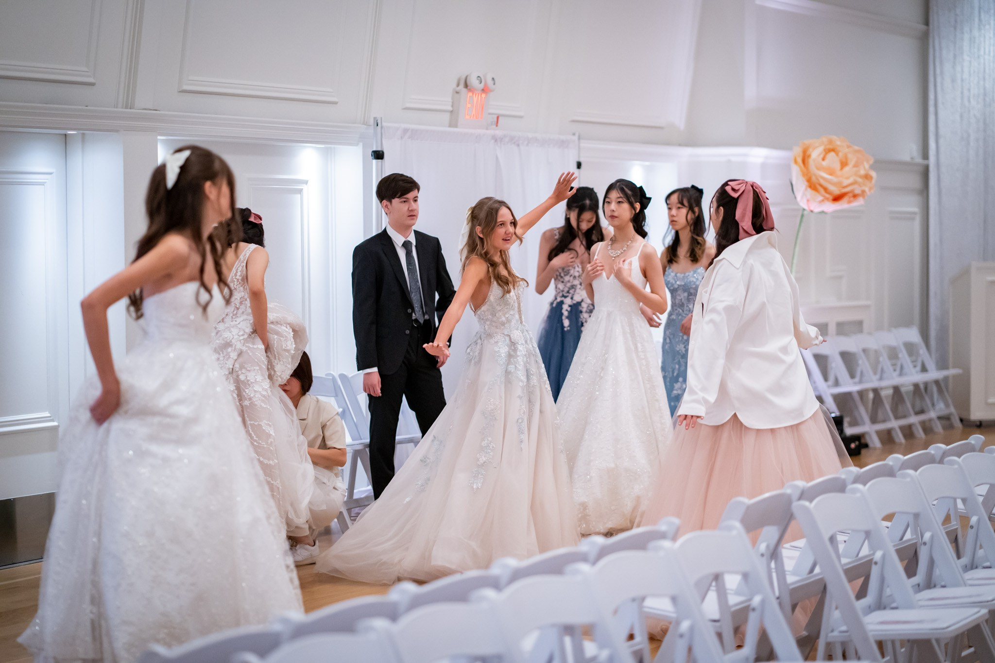 The blooms BTS. Vancouver Kids Photographer