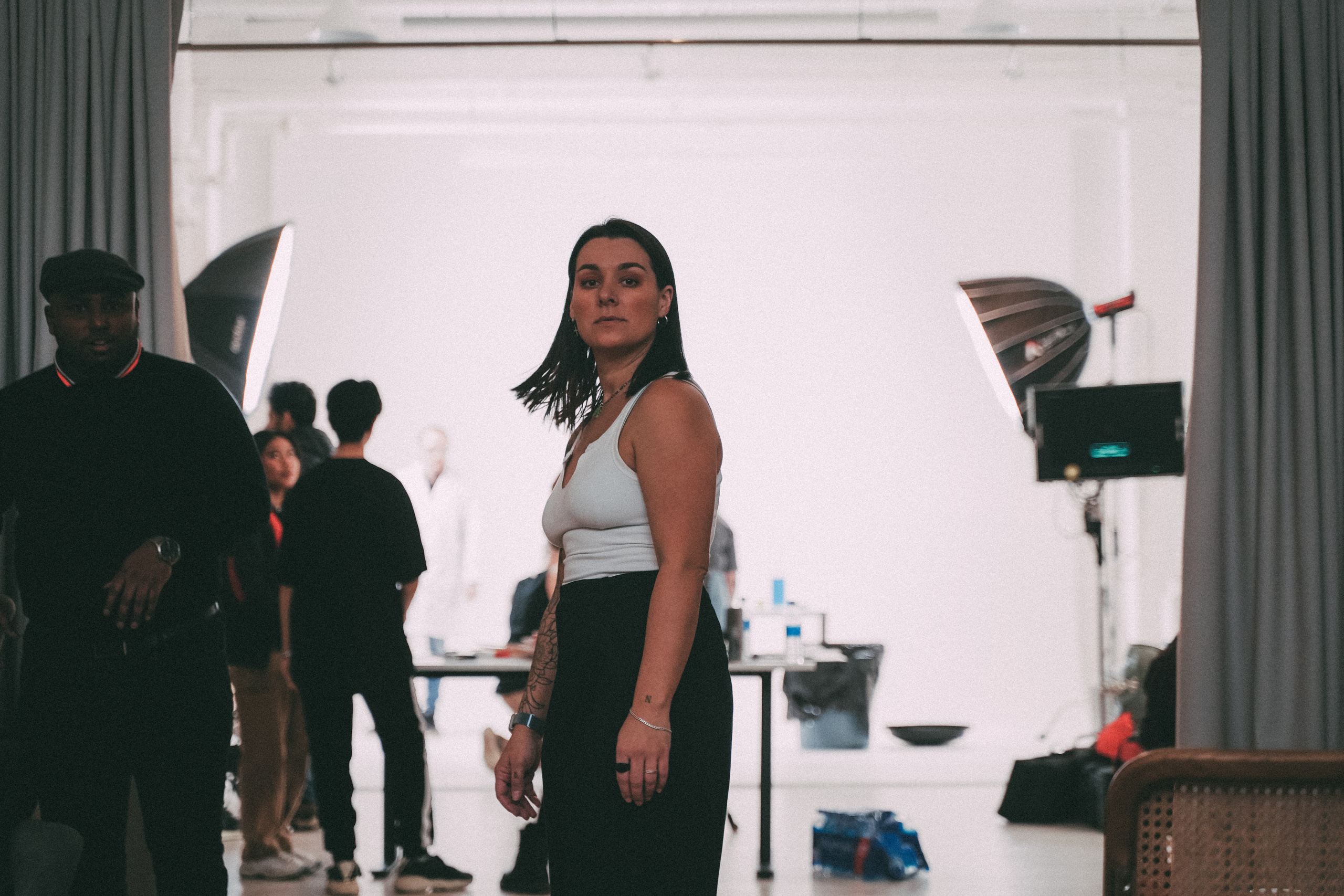 Backstage music video. Creative photograph in Toronto Dmitrii Bondarenko