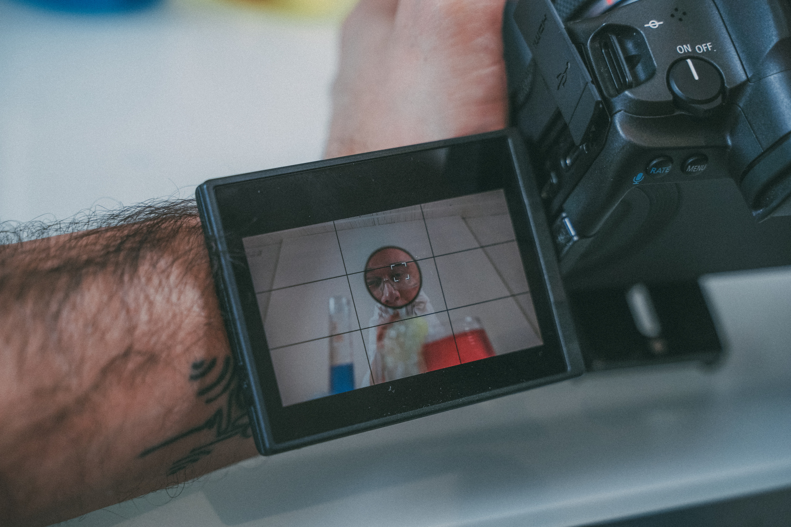 Backstage music video. Creative photograph in Toronto Dmitrii Bondarenko