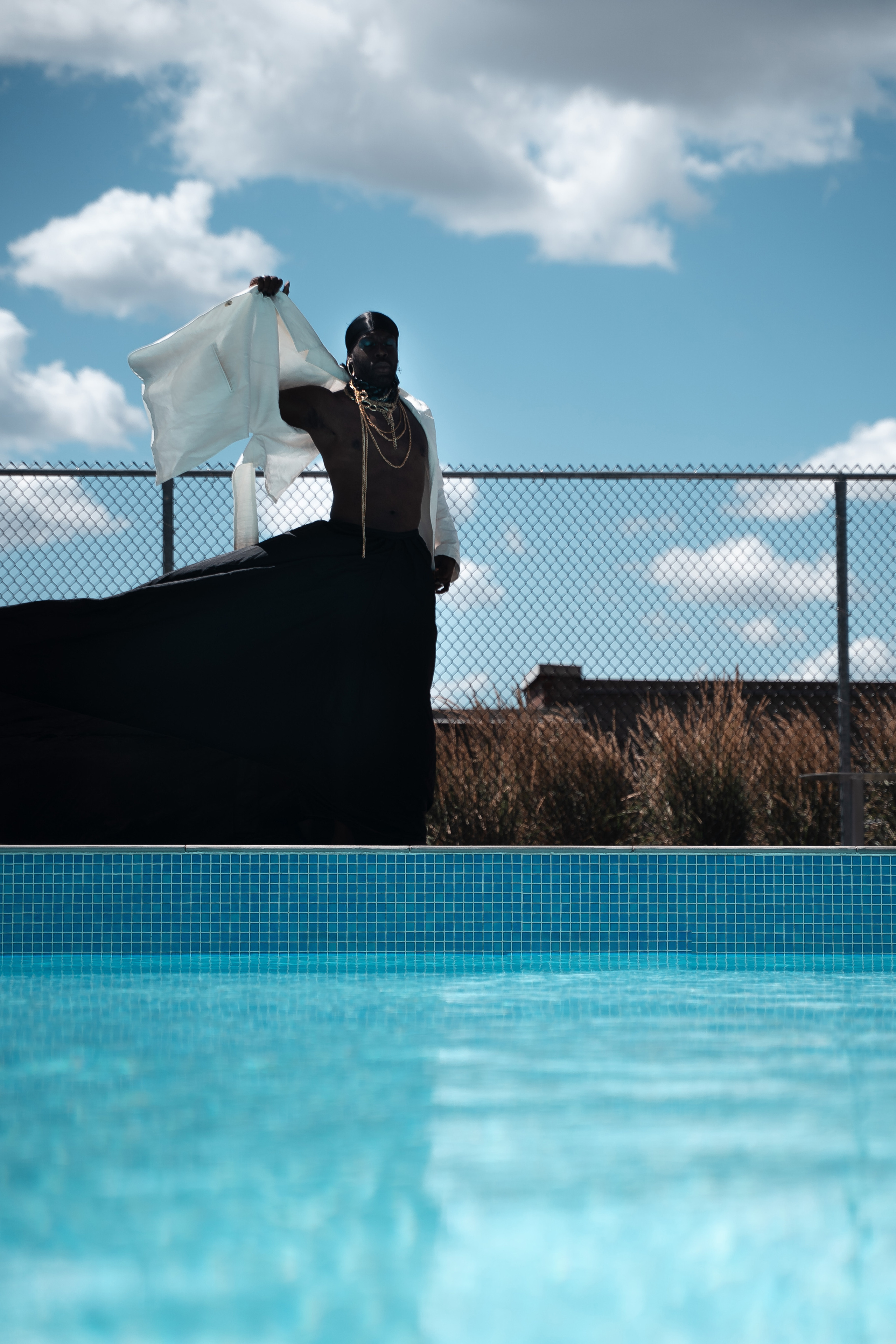 Brandyn in the pool. Creative photograph in Toronto Dmitrii Bondarenko