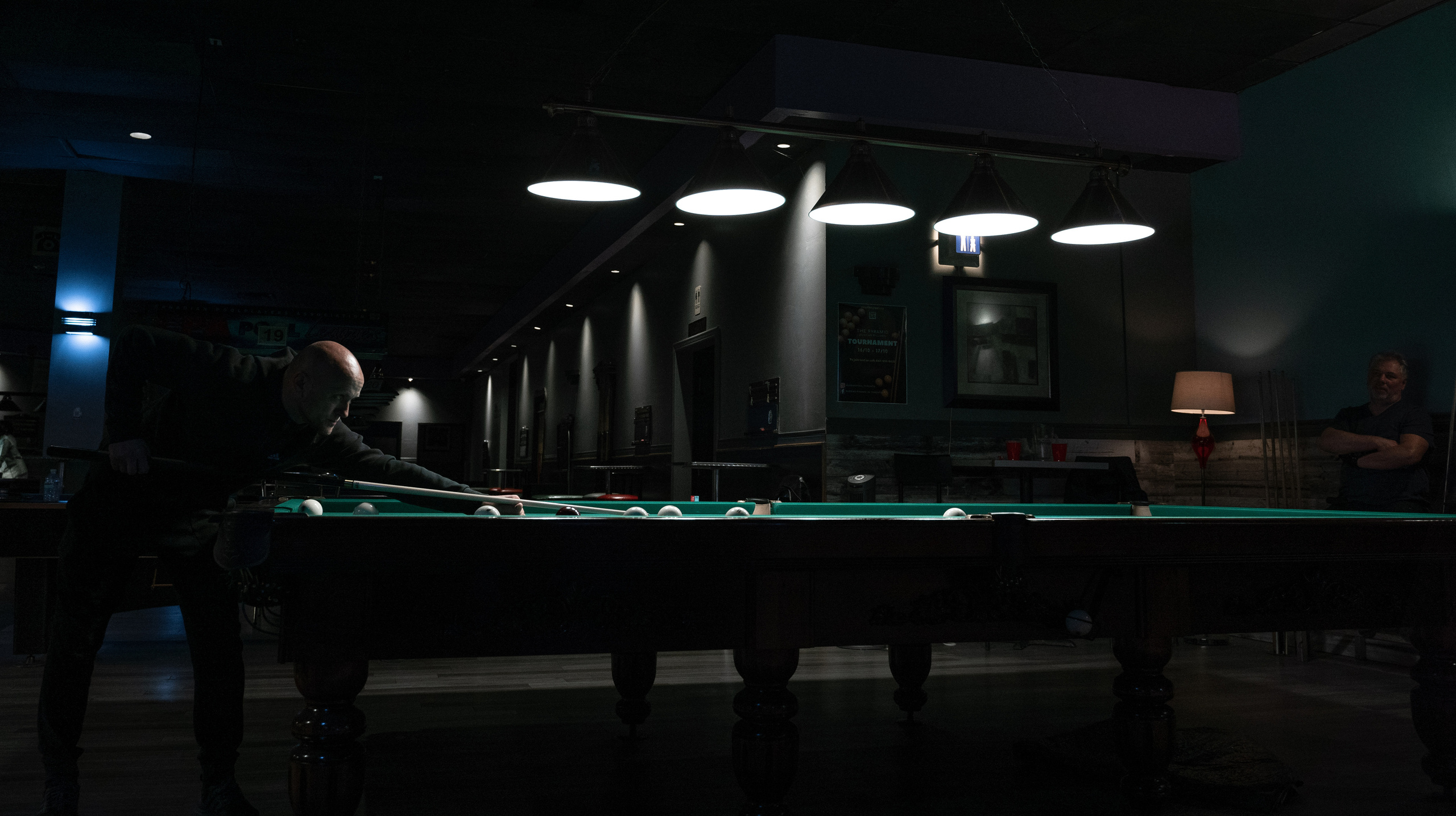 Billiard tournir. Creative photograph in Toronto Dmitrii Bondarenko