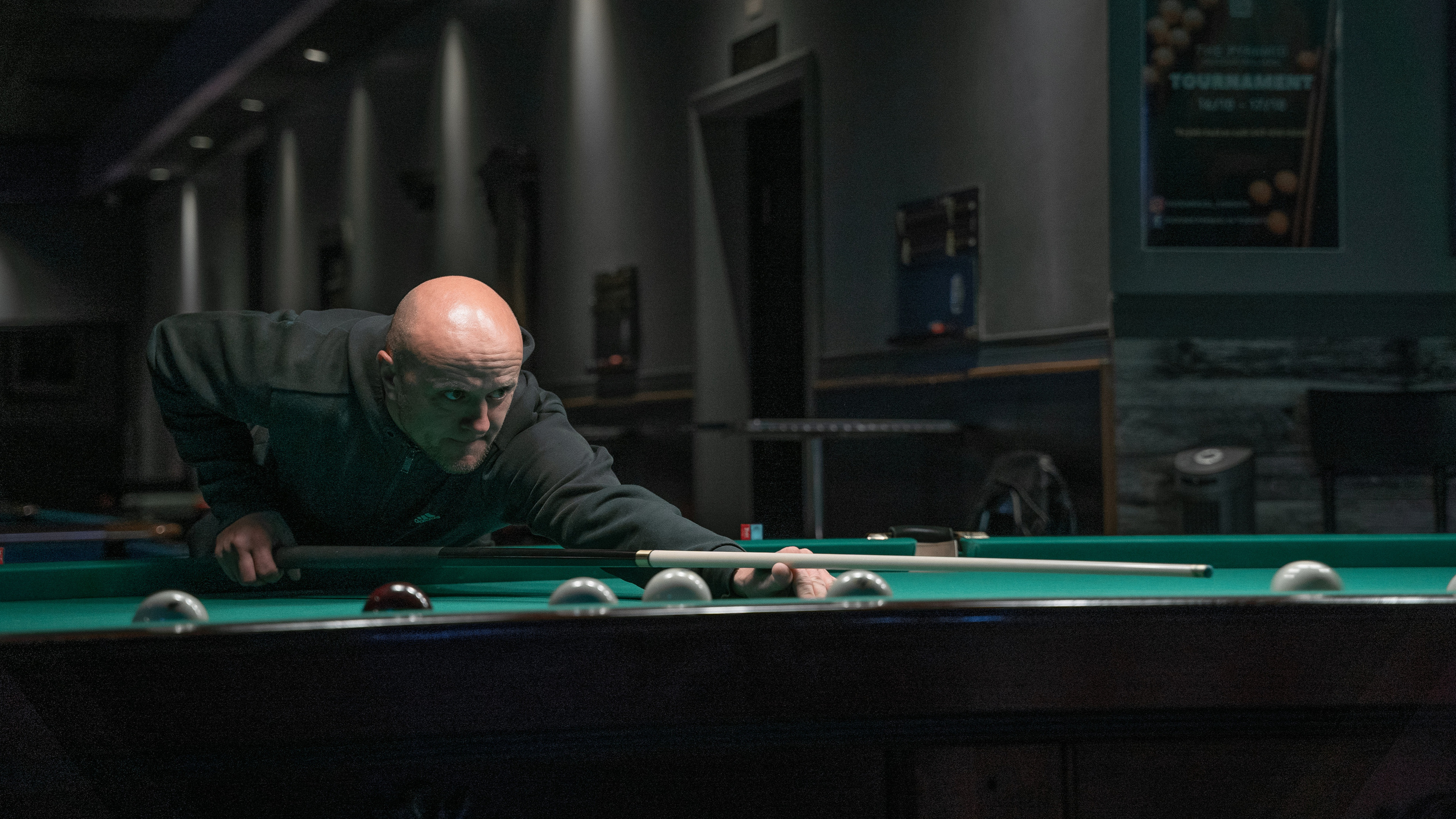 Billiard tournir. Creative photograph in Toronto Dmitrii Bondarenko
