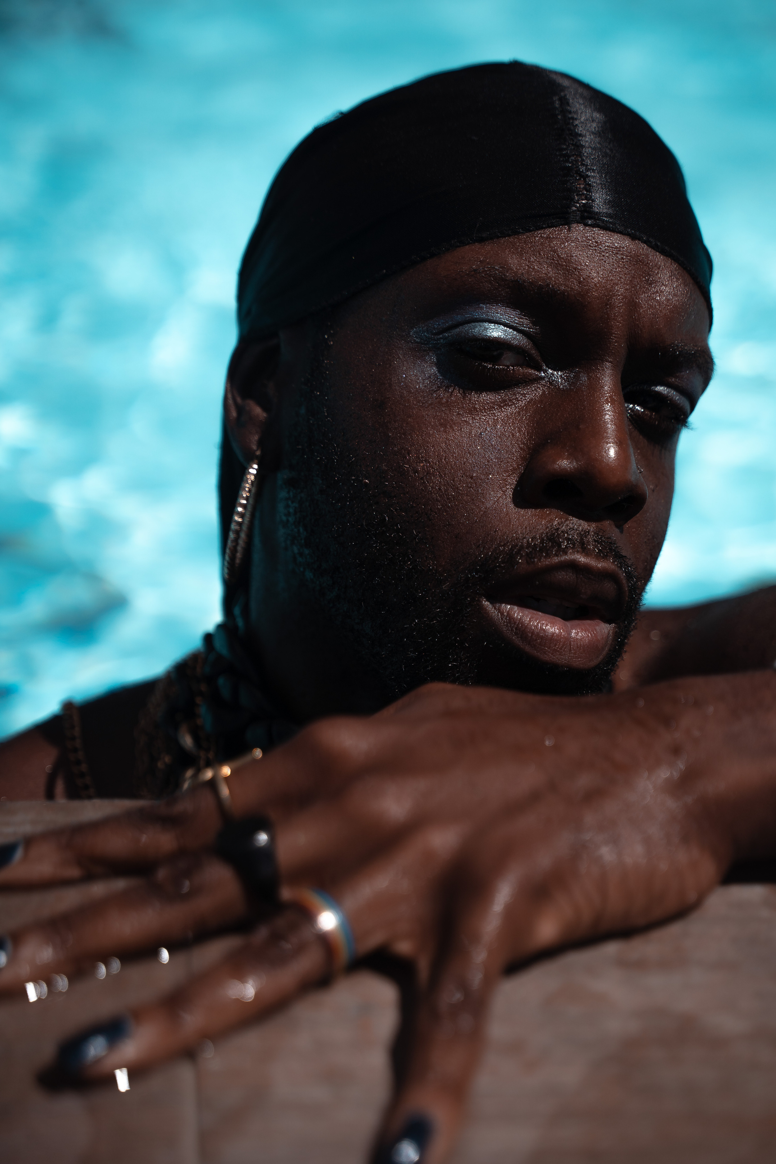 Brandyn in the pool. Creative photograph in Toronto Dmitrii Bondarenko