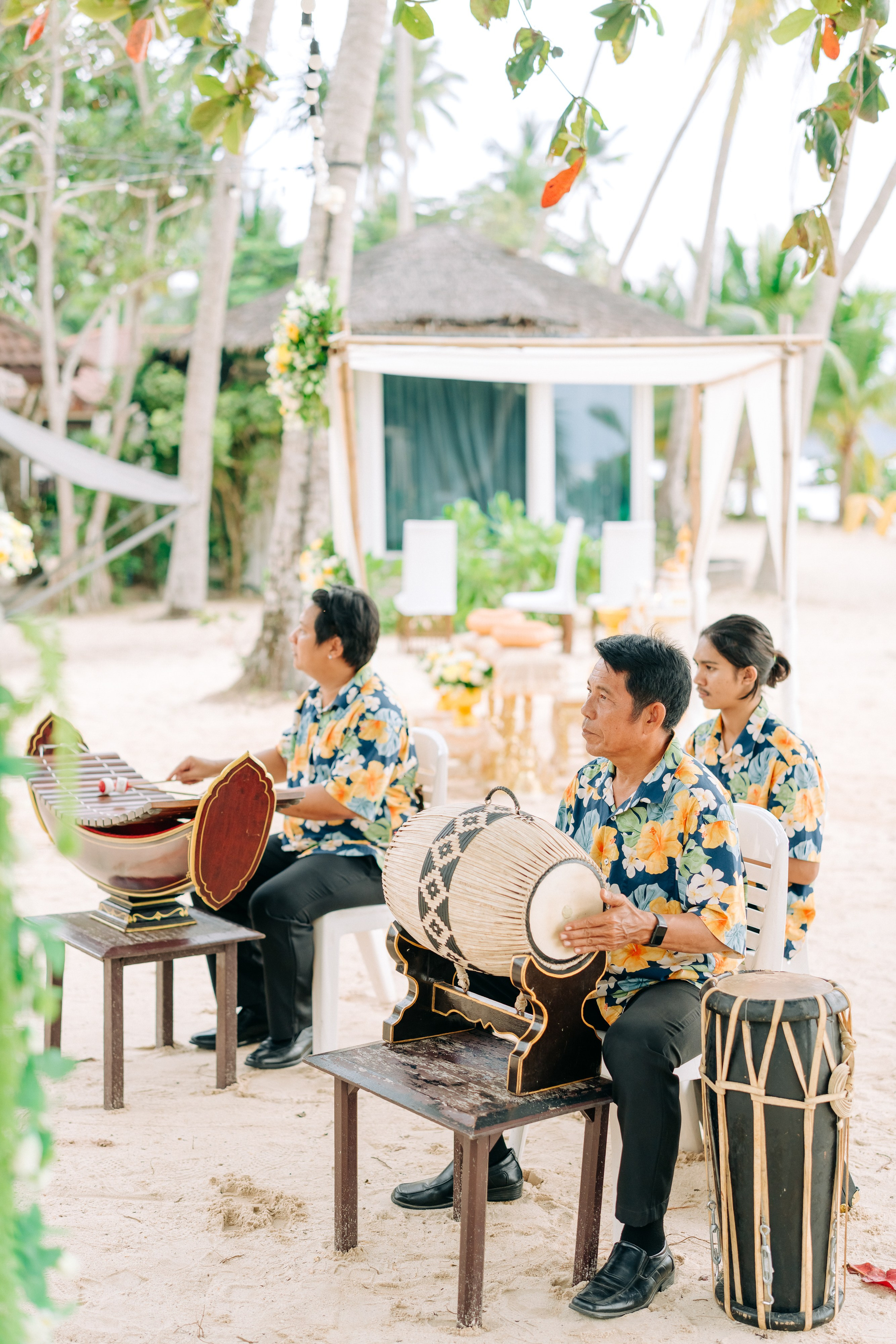 Sacred Buddhist Wedding Ceremony on Koh Samui Beach