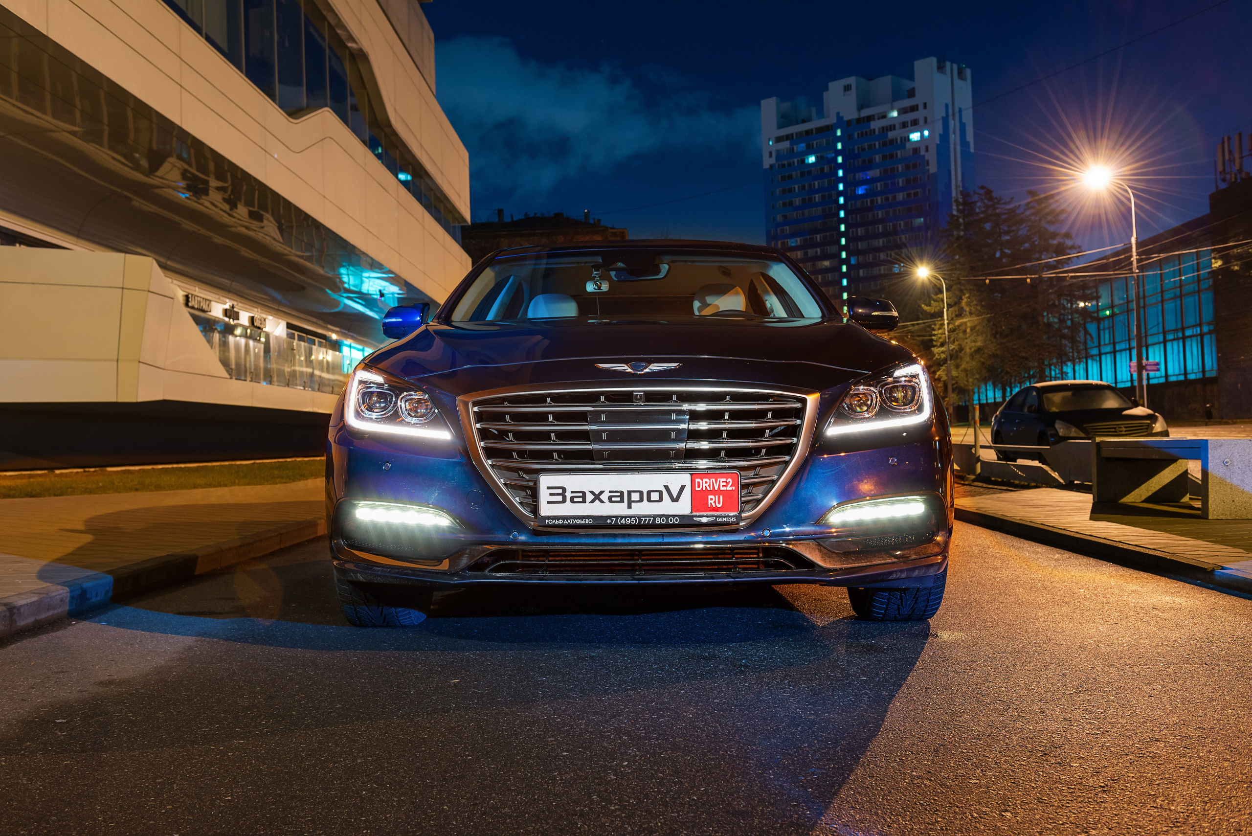 Ночная фотосессия Genesis G90. FOTÓGRAFO MÉXICO QUINTANA ROO